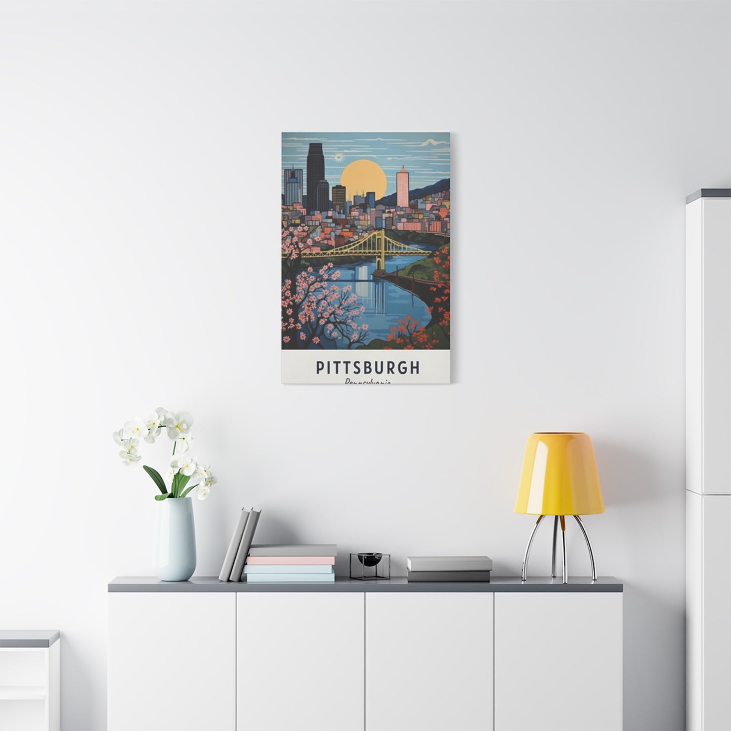 Dawn Sky Pittsburgh Poster Wall Art & Canvas Prints