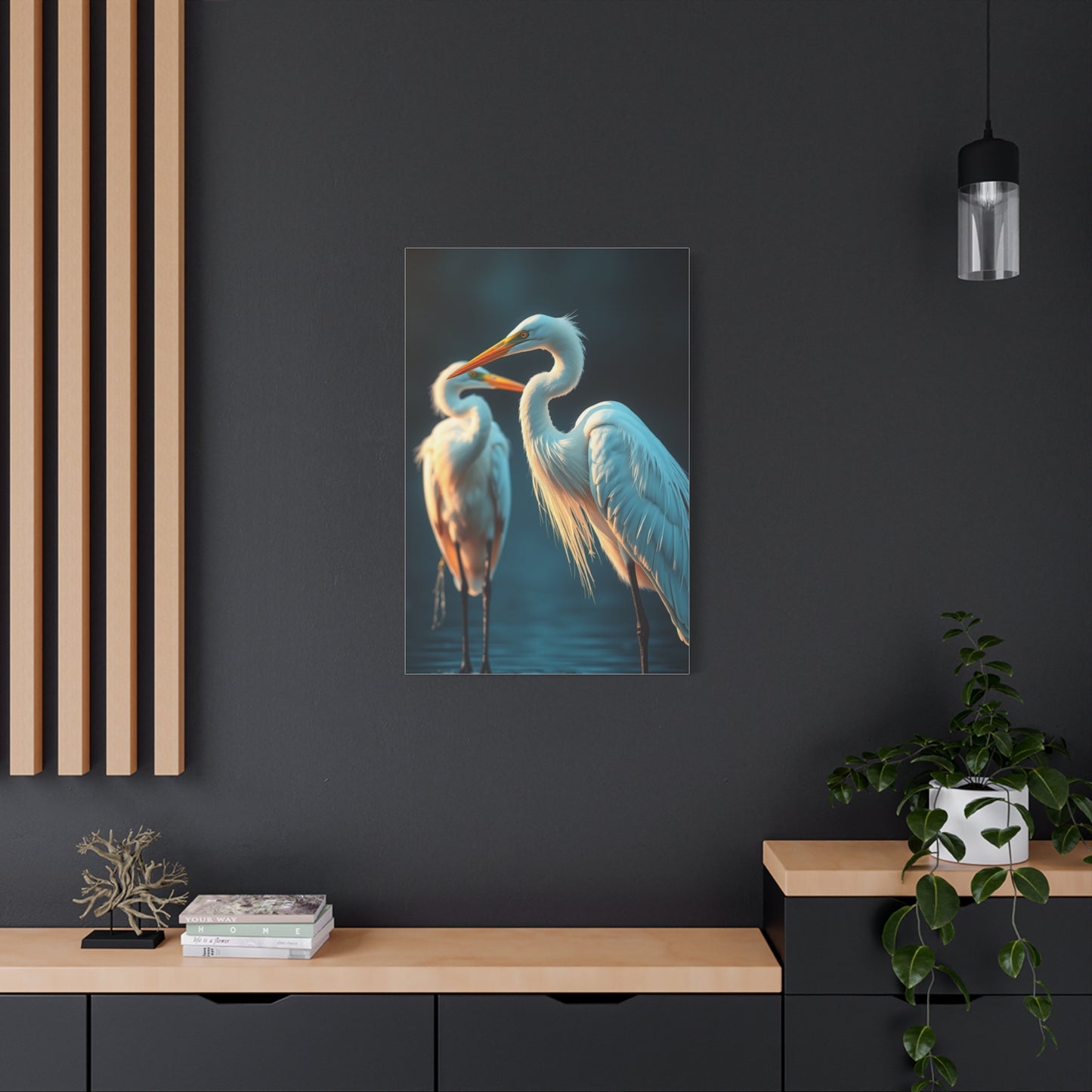 Herons and Egrets Art Refined Canvas Wall Art & Canvas Print