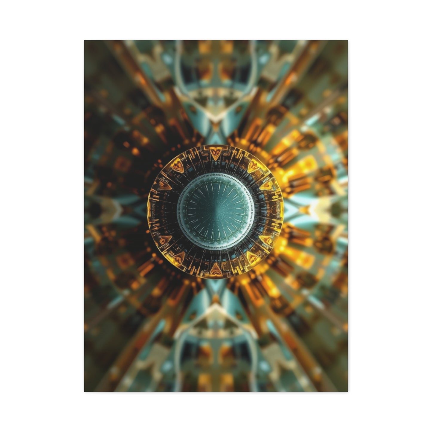 Circular Abstract Art Luxury Canvas Wall Art & Canvas Print