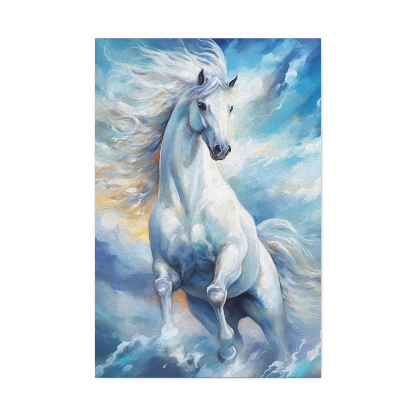 White Horse Wall Art & Canvas Prints