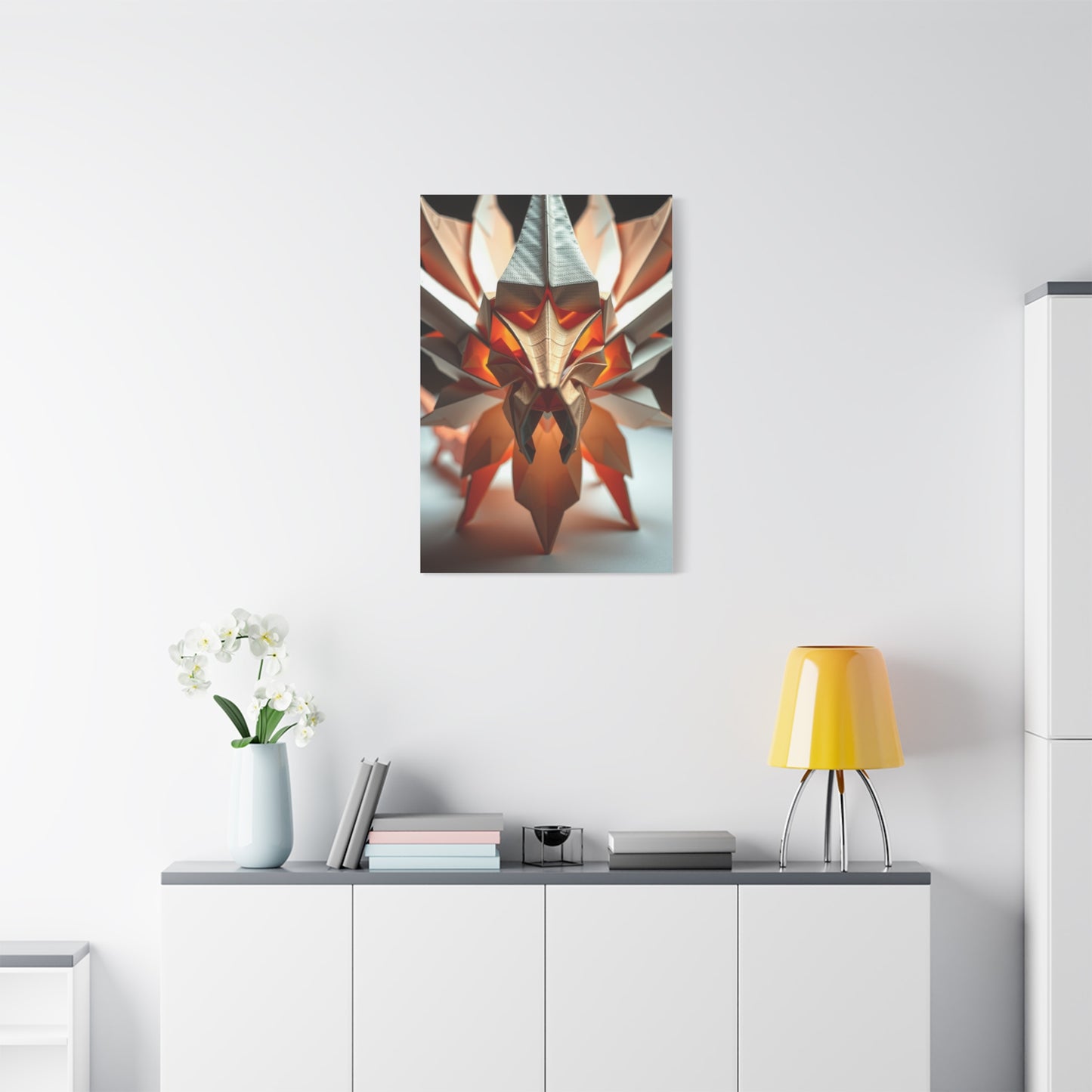Origami Serenade Canvas Wall Art & Canvas Print