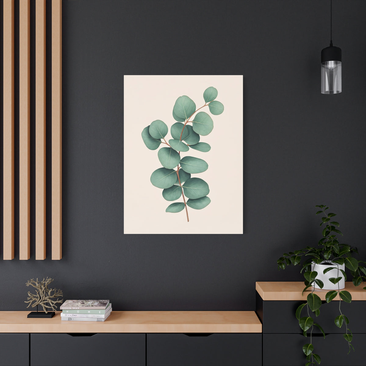 Eucalyptus Stem Soft Botanical Wall Art & Canvas Prints