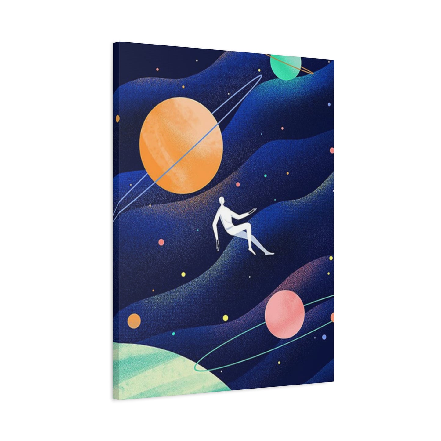 Human Floating In Space Poster Wall Art & Canvas Prints