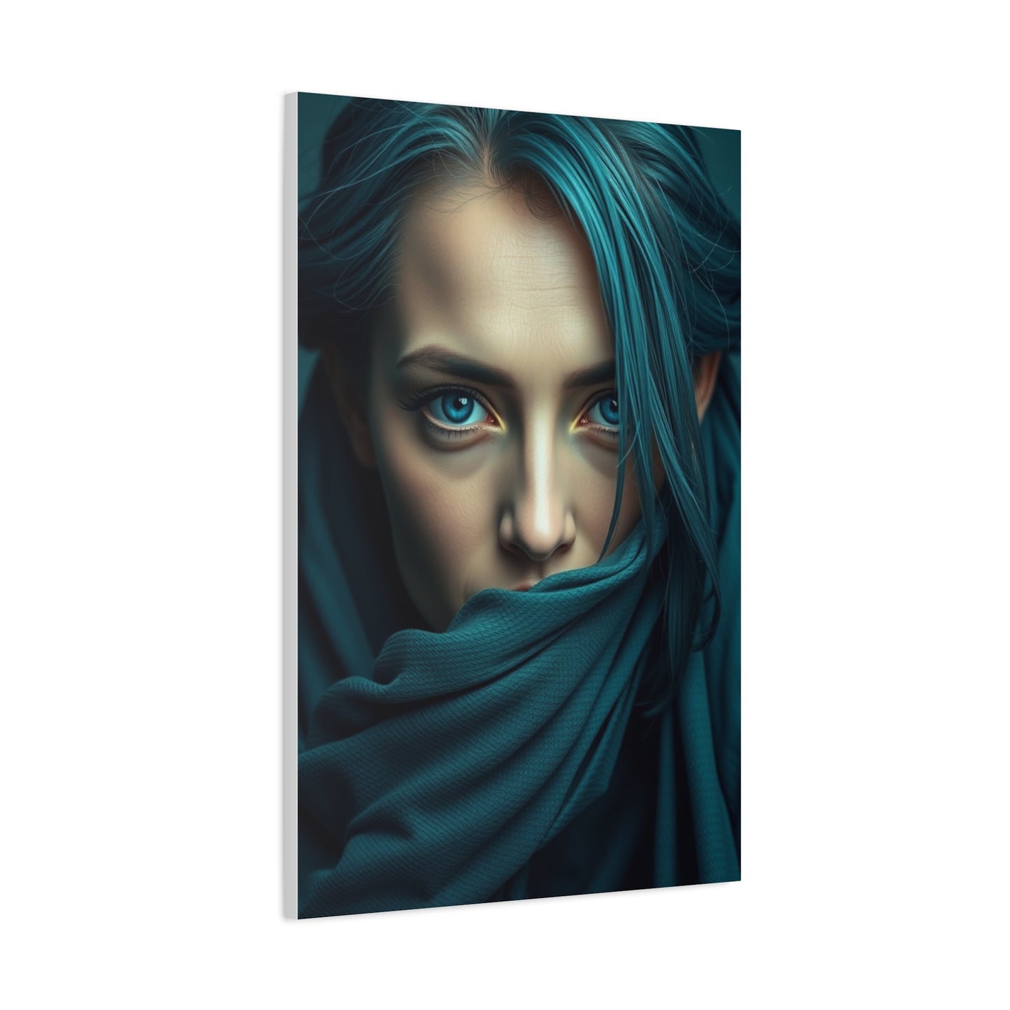 Verdant Sapphire Masterpiece wall art & canvas print