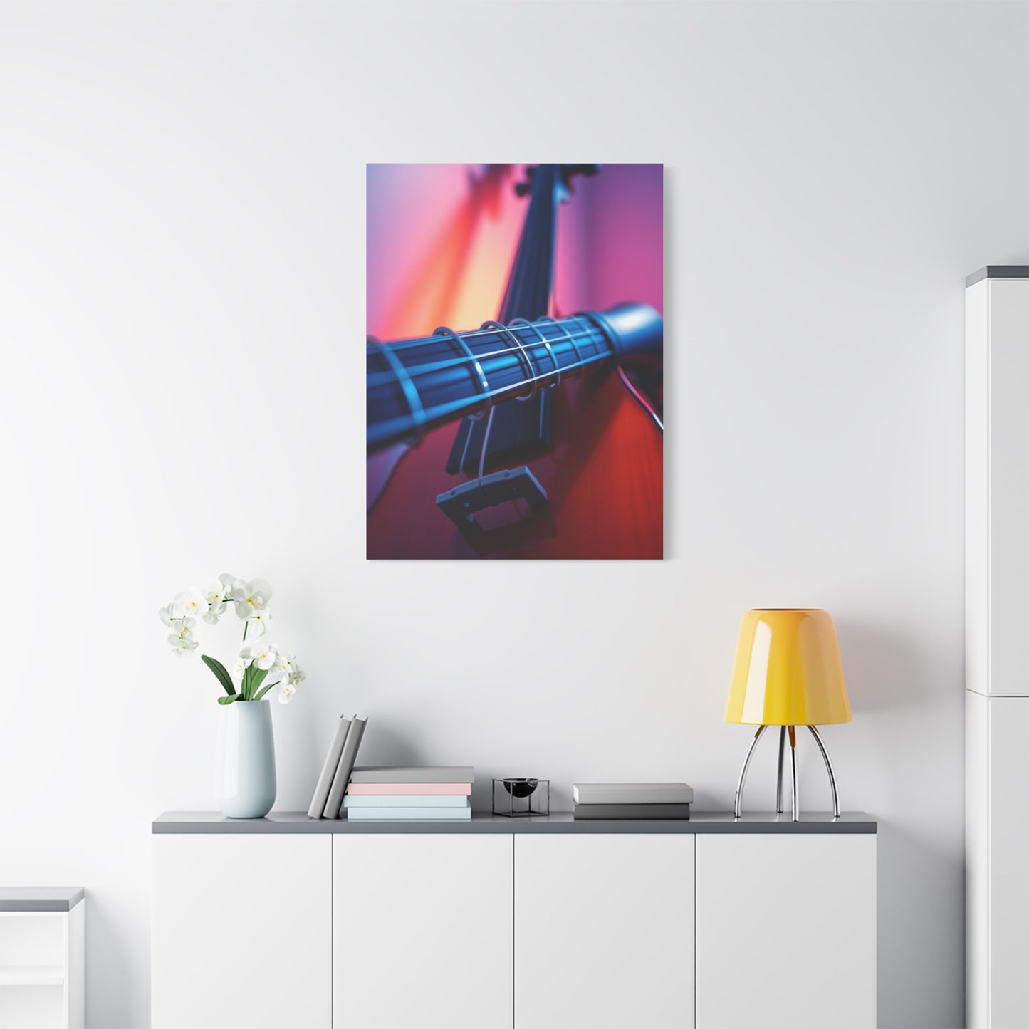 Blue Music Art Supreme Canvas Wall Art & Canvas Print