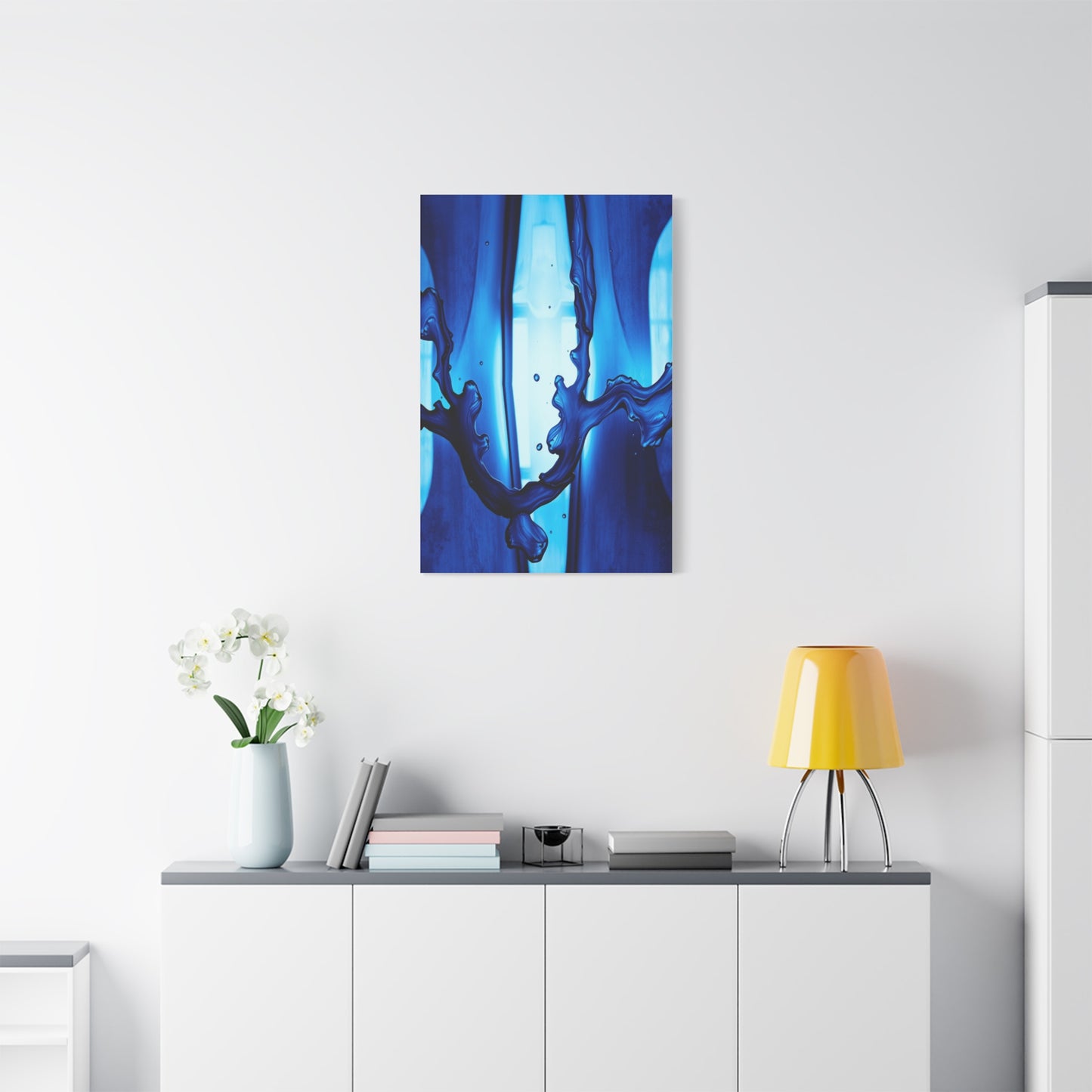 Elite Blue Abstract Art Vision Wall Art & Canvas Print