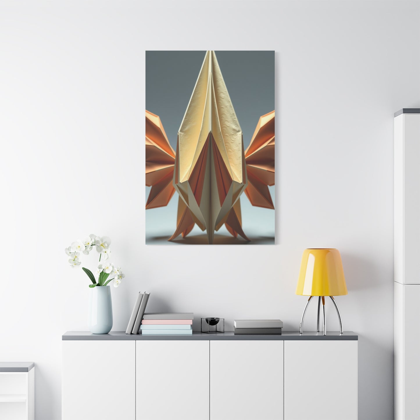 Origami Enigma Canvas Wall Art & Canvas Print