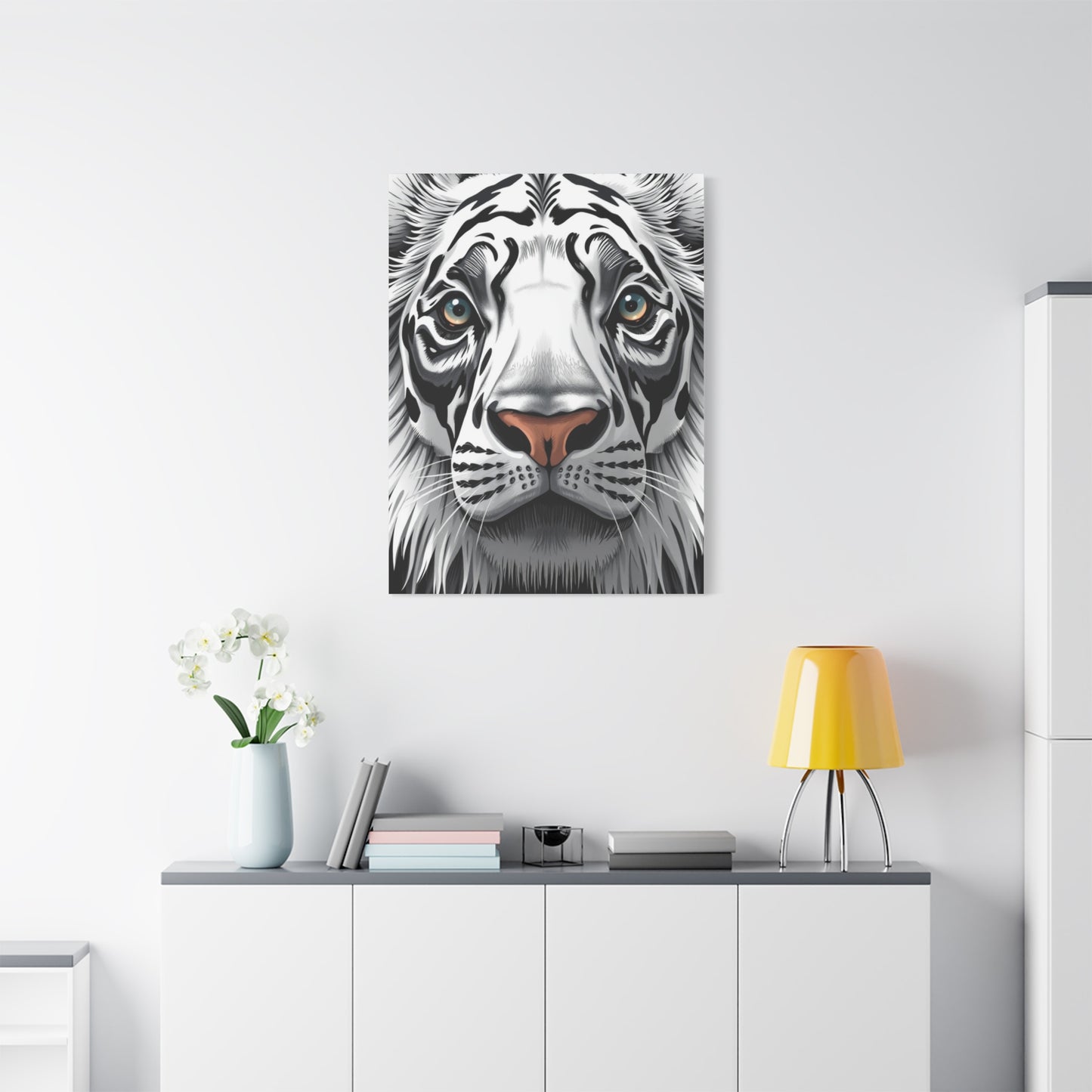 Black and White Illustrations Art Luxury Canvas Wall Art & Canvas Print