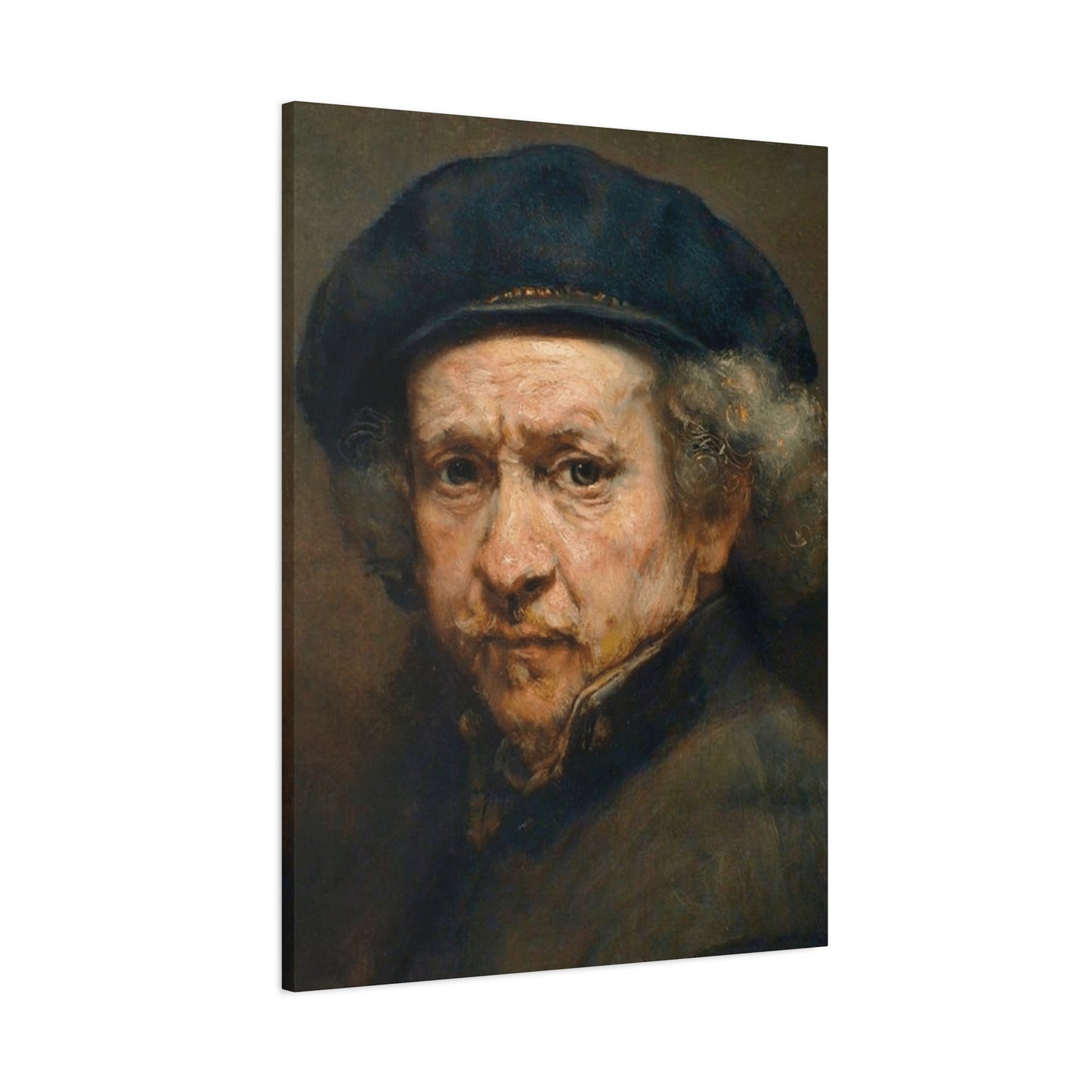 Rembrandt by himself Portrait Wall Art & Canvas Prints