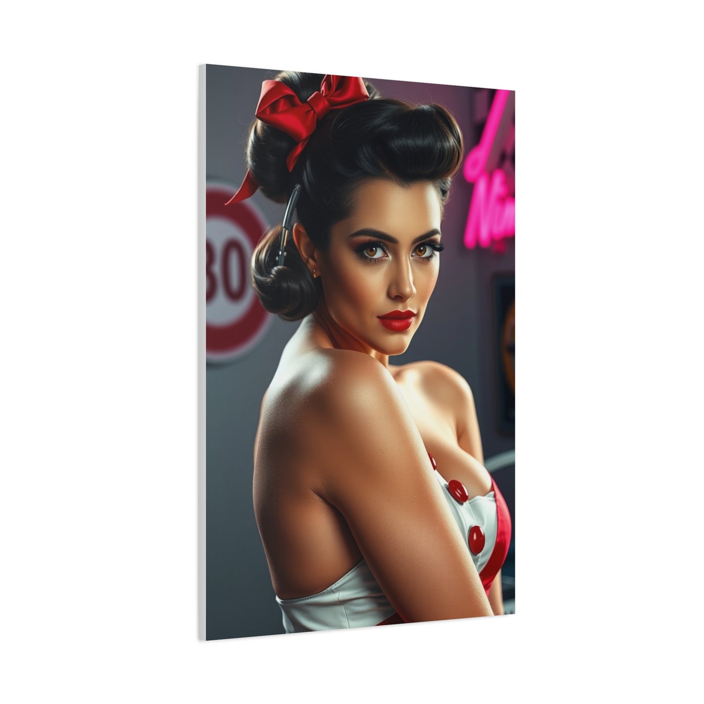 Supreme Pin-Ups Art Wall Art & Canvas Print