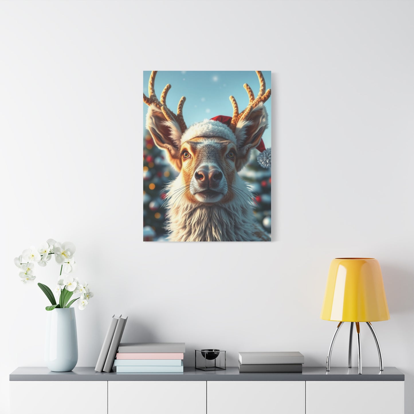 Christmas Animal Art Luxury Canvas Wall Art & Canvas Print