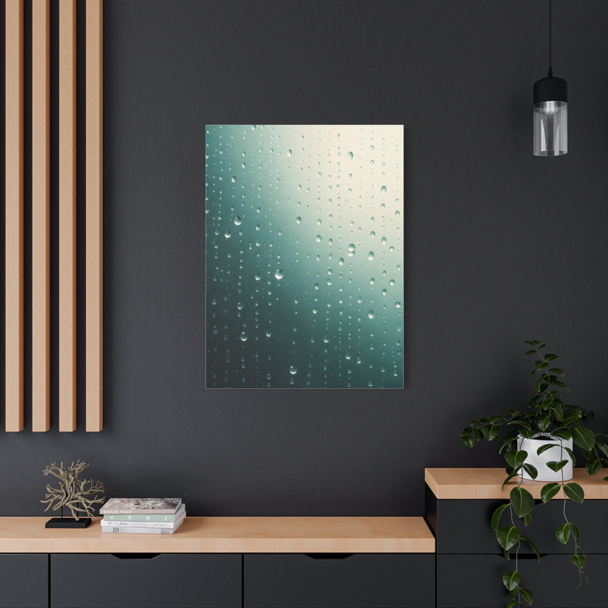 Rain Mist Gradient Wall Art & Canvas Prints