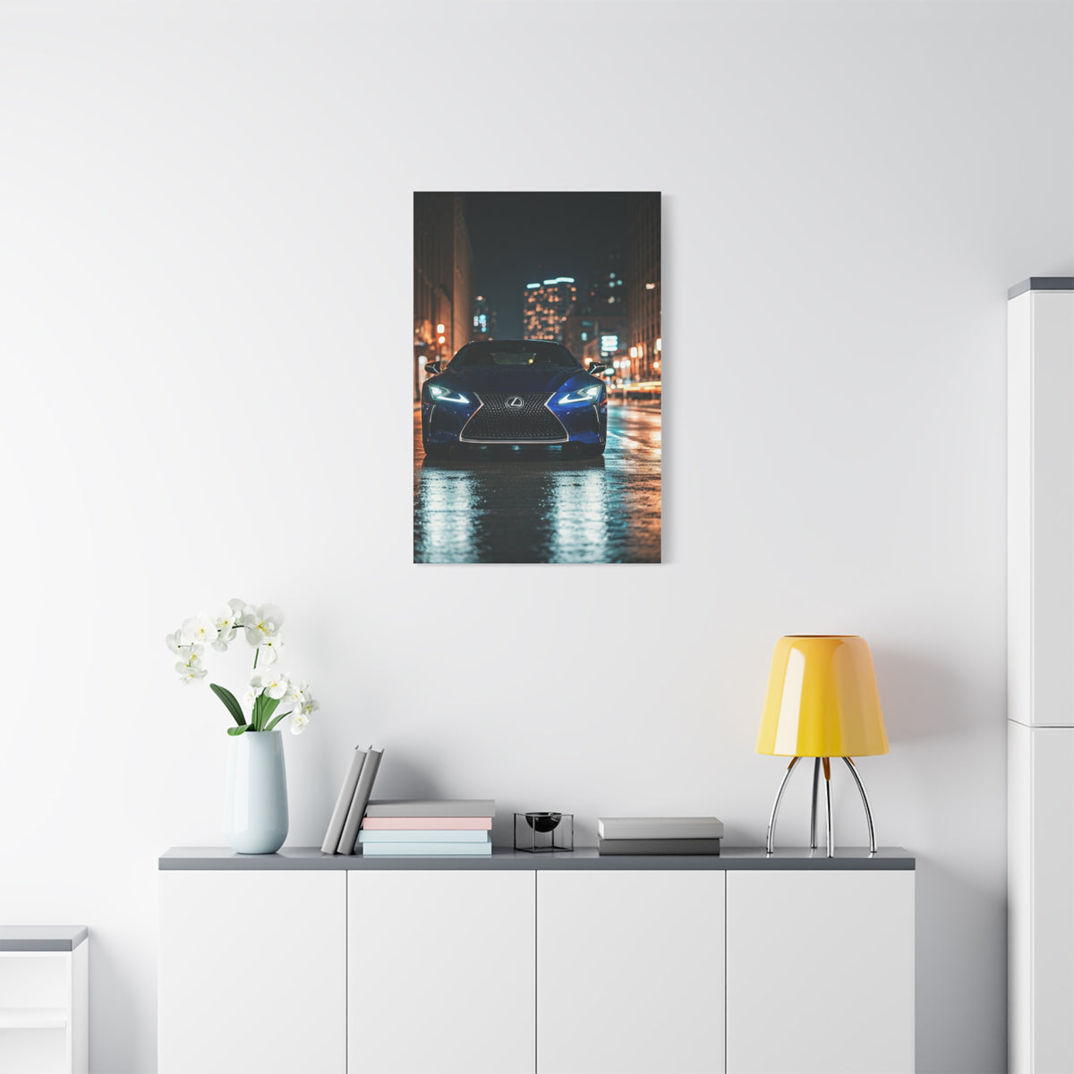 Lexus LC 500 City Night Sophistication Wall Art & Canvas Prints