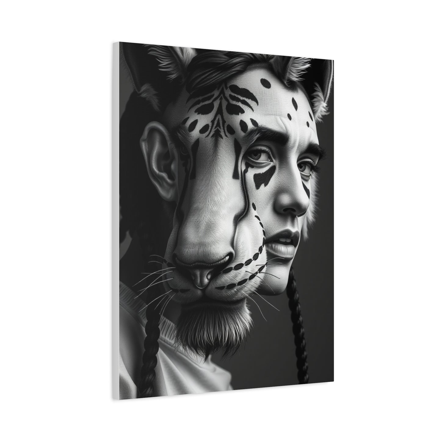 Black and White Illustrations Art Supreme Canvas Wall Art & Canvas Print