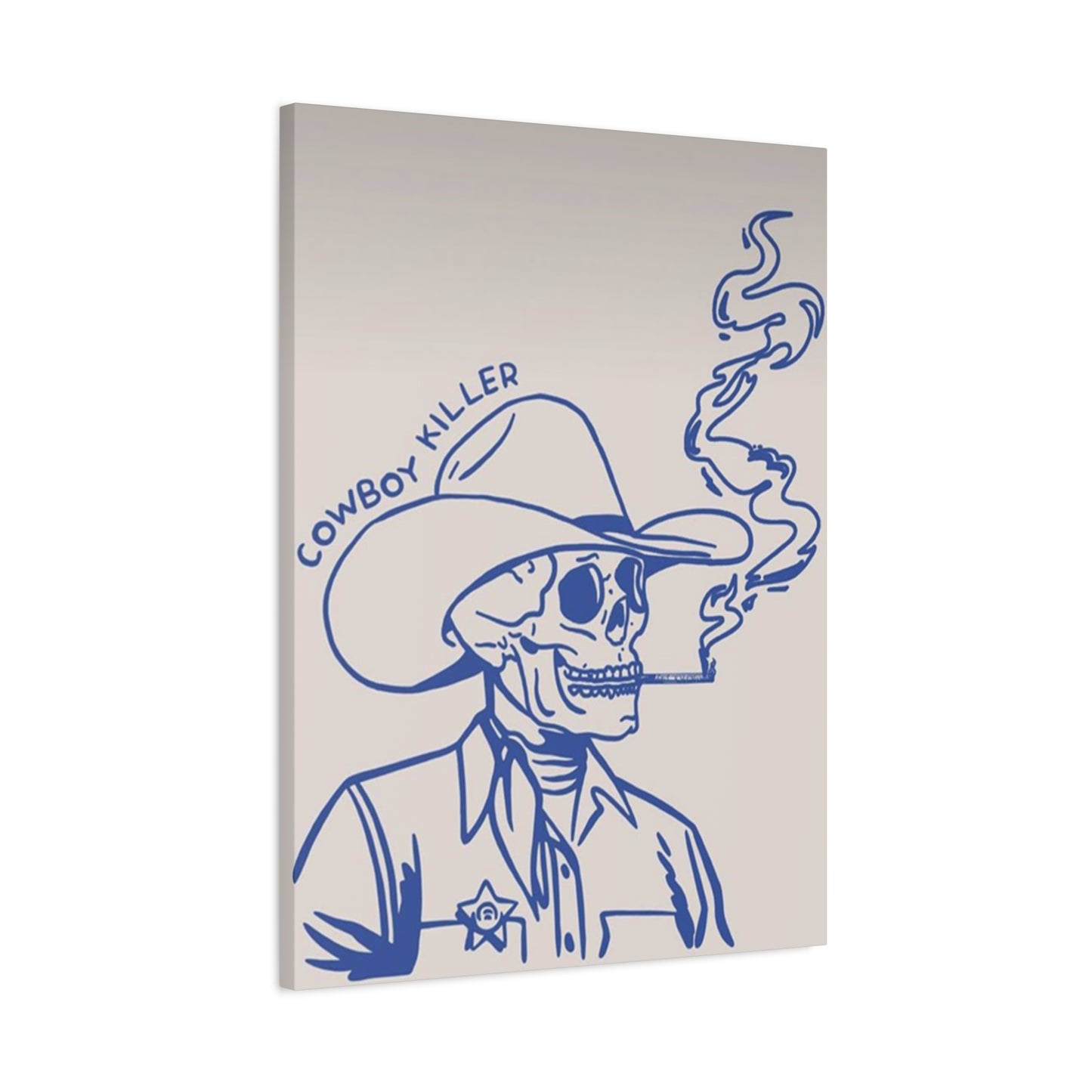 Cowboy Killer Sketch Wall Art & Canvas Prints