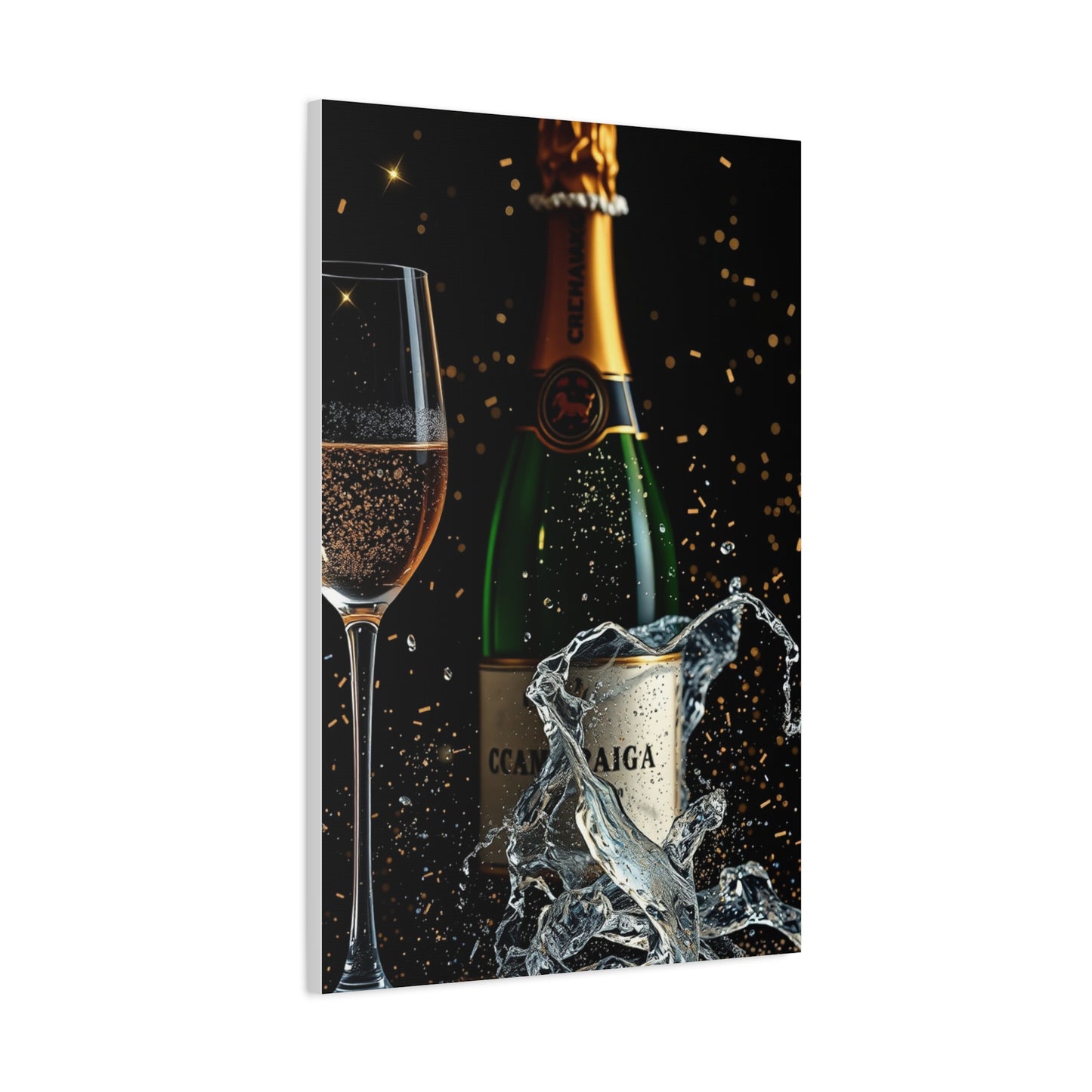 Champagne Art Supreme Canvas Wall Art & Canvas Print