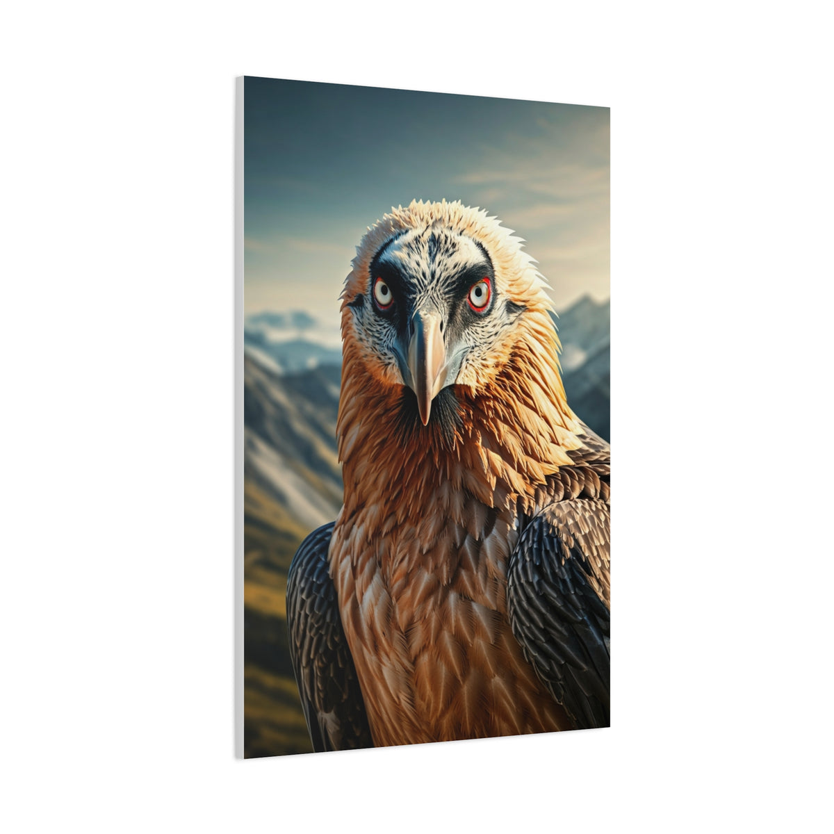 Majestic Mountain Falcon Portrait Wall Art & Canvas Prints
