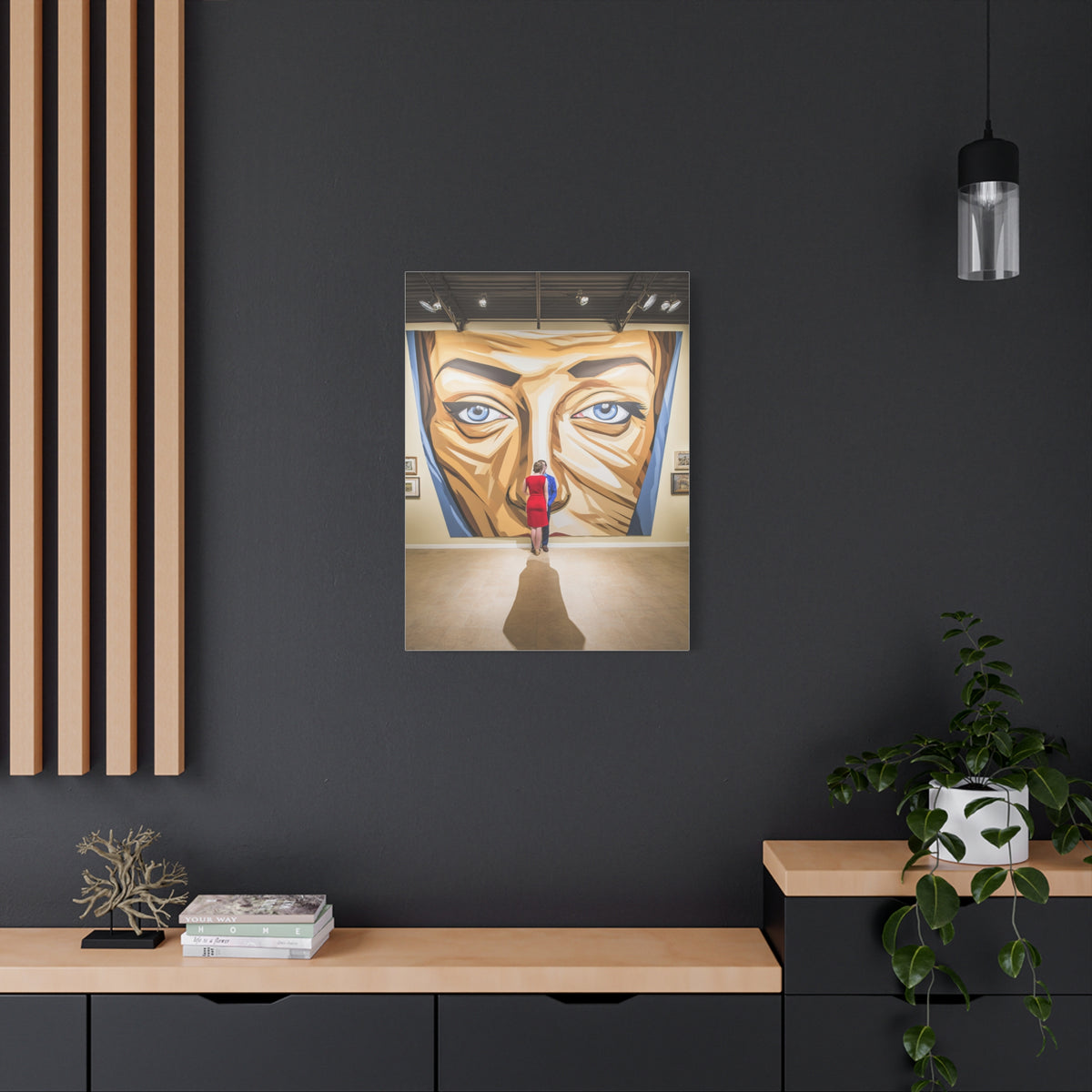 Monumental Contemporary Gallery Portrait Wall Art & Canvas Print
