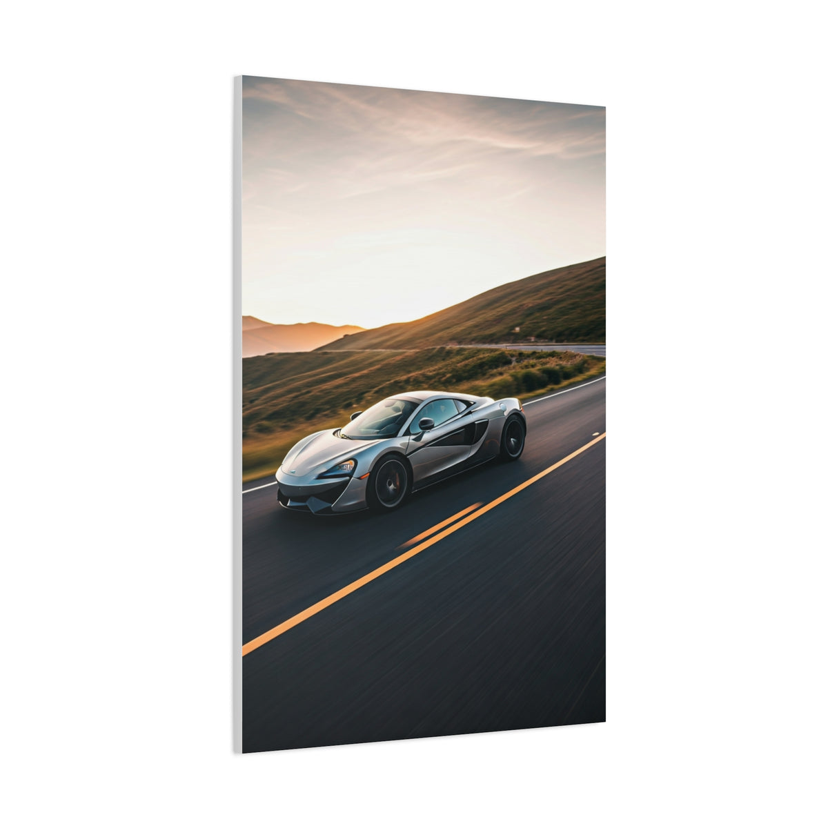 McLaren 570GT Cinematic Mountain Pass Wall Art & Canvas Prints