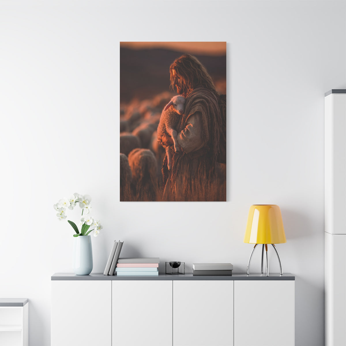 The Good Shepherd Intimate Portrait Wall Art & Canvas Print