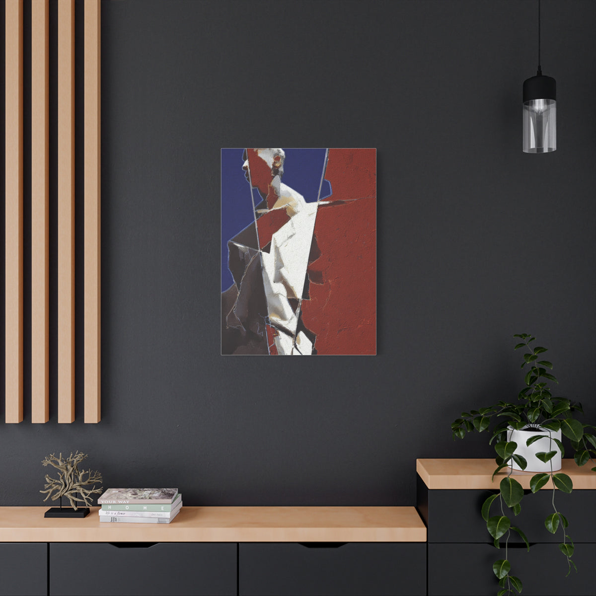 Fragmented Classical Sculpture Abstract Wall Art & Canvas Print