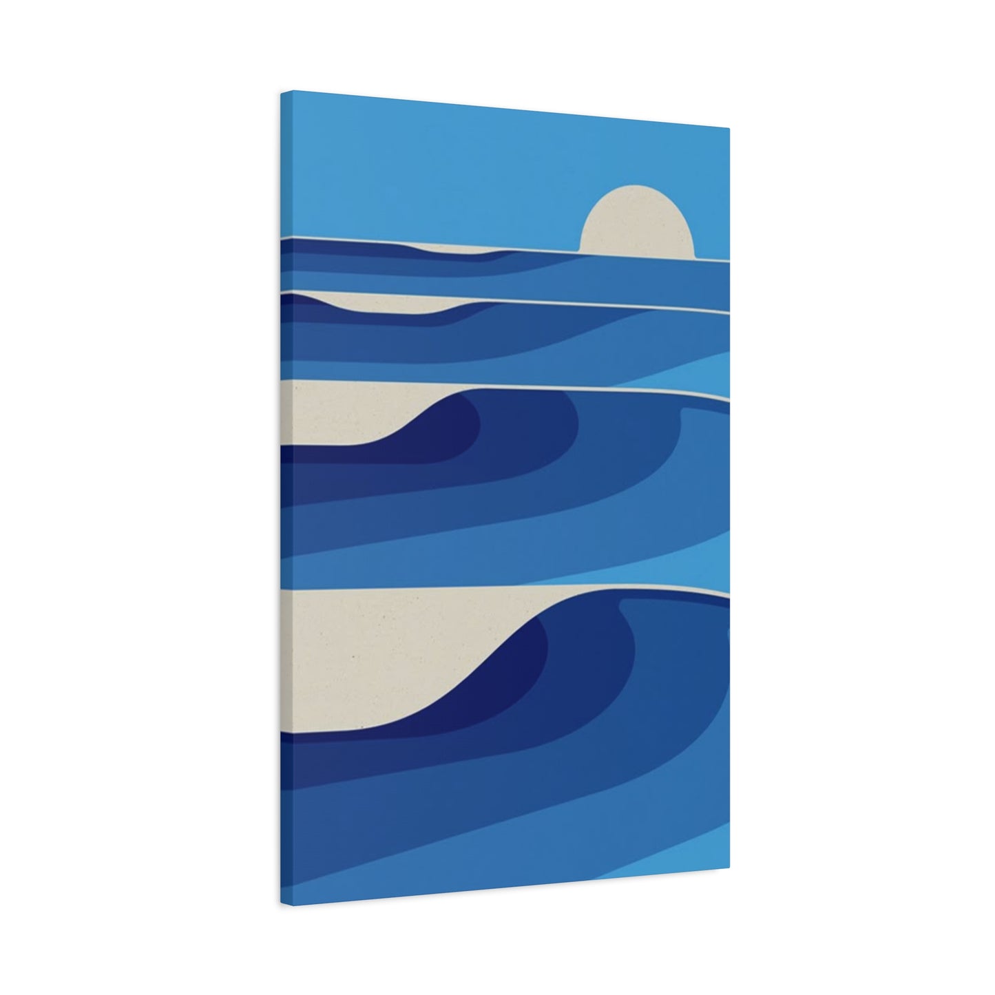 Waves In Ocean Painting Wall Art & Canvas Prints