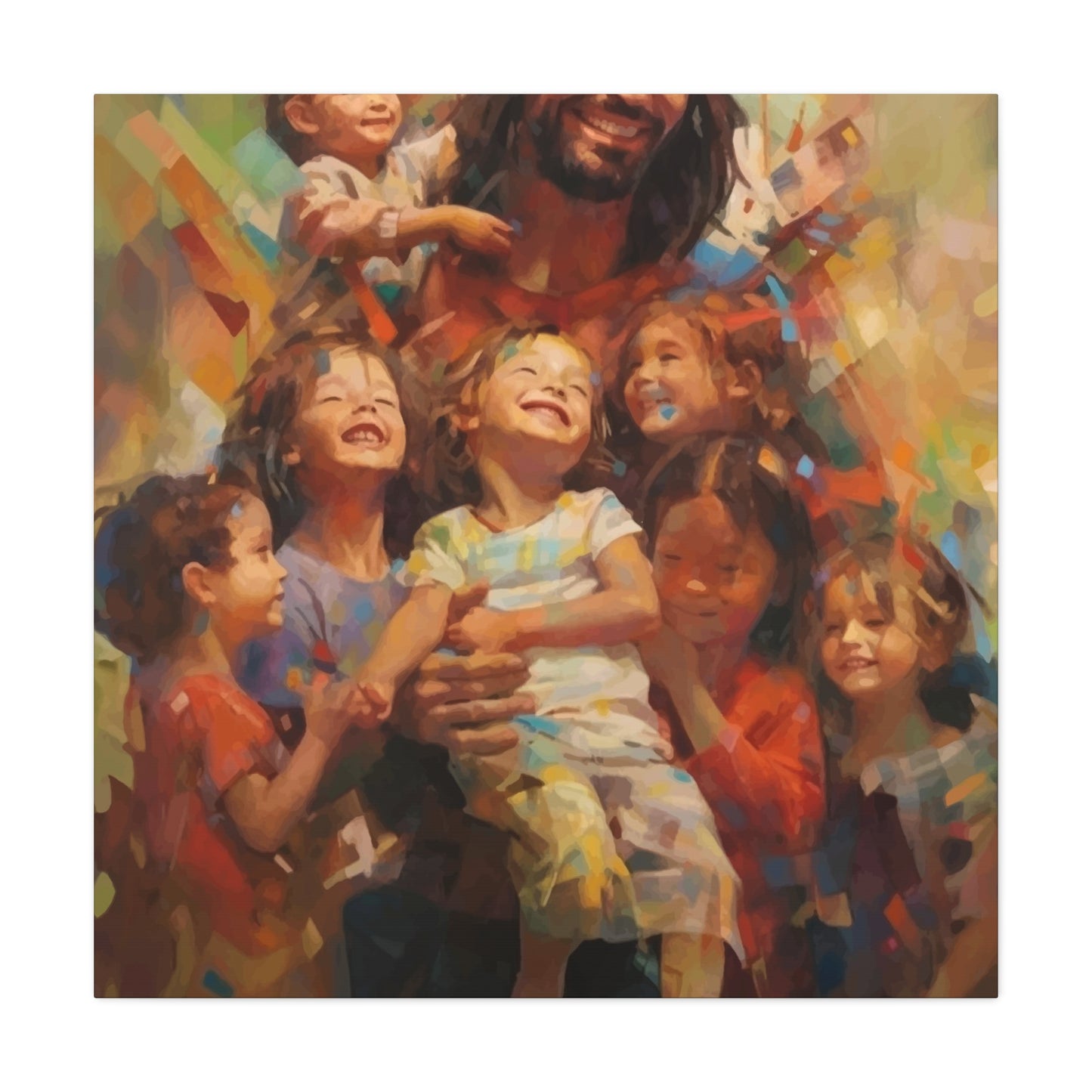 Jesus With Kids Wall Art & Canvas Prints