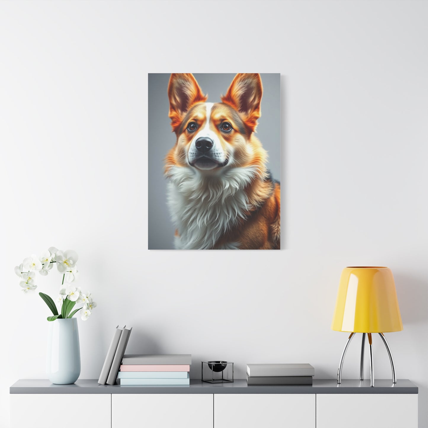 Supreme Corgi Dog Art Wall Art & Canvas Print