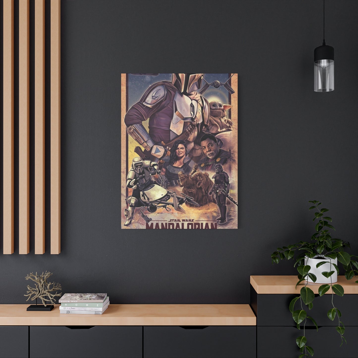 Mandalorian Poster Wall Art & Canvas Prints
