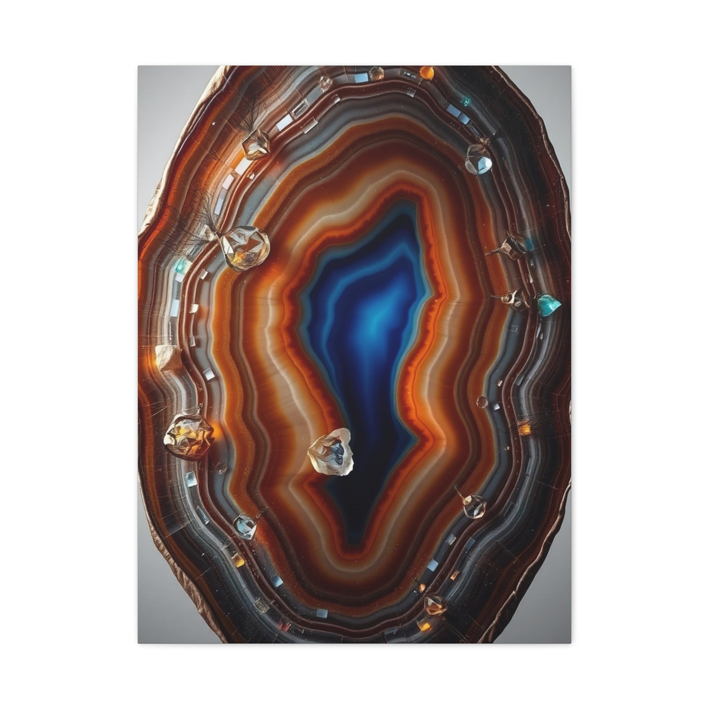 Agates, Geodes & Minerals Art Supreme Canvas Gallery Wall Art & Canvas Print