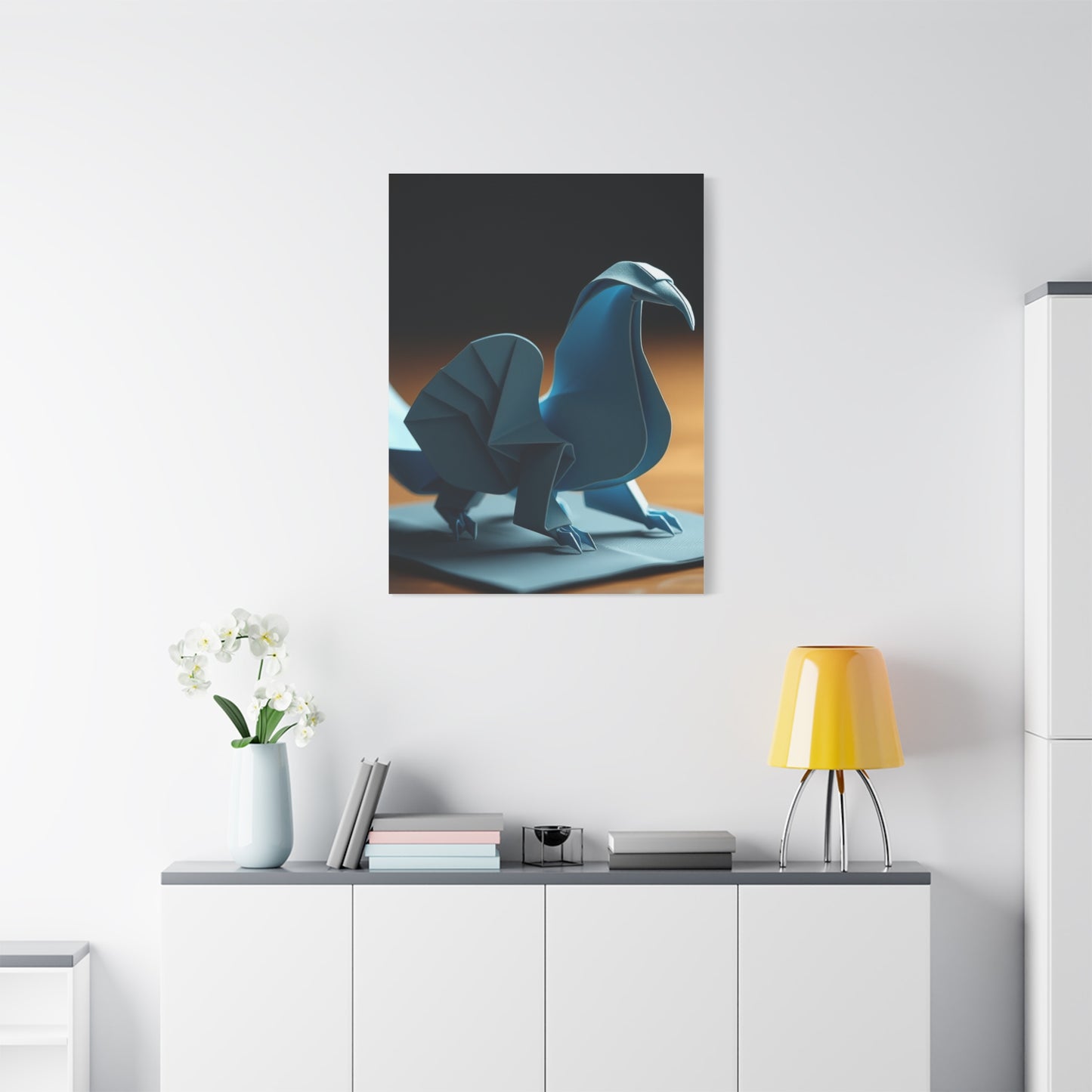 Whispered Origami Elegance Wall Art & Canvas Print