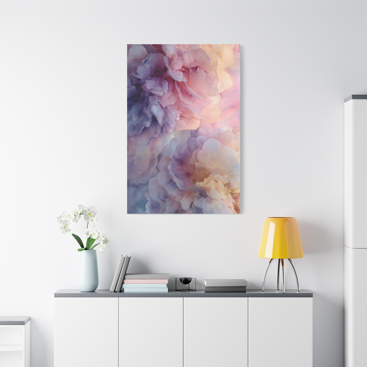 Soft Organic Floral Abstract Wall Art & Canvas Print