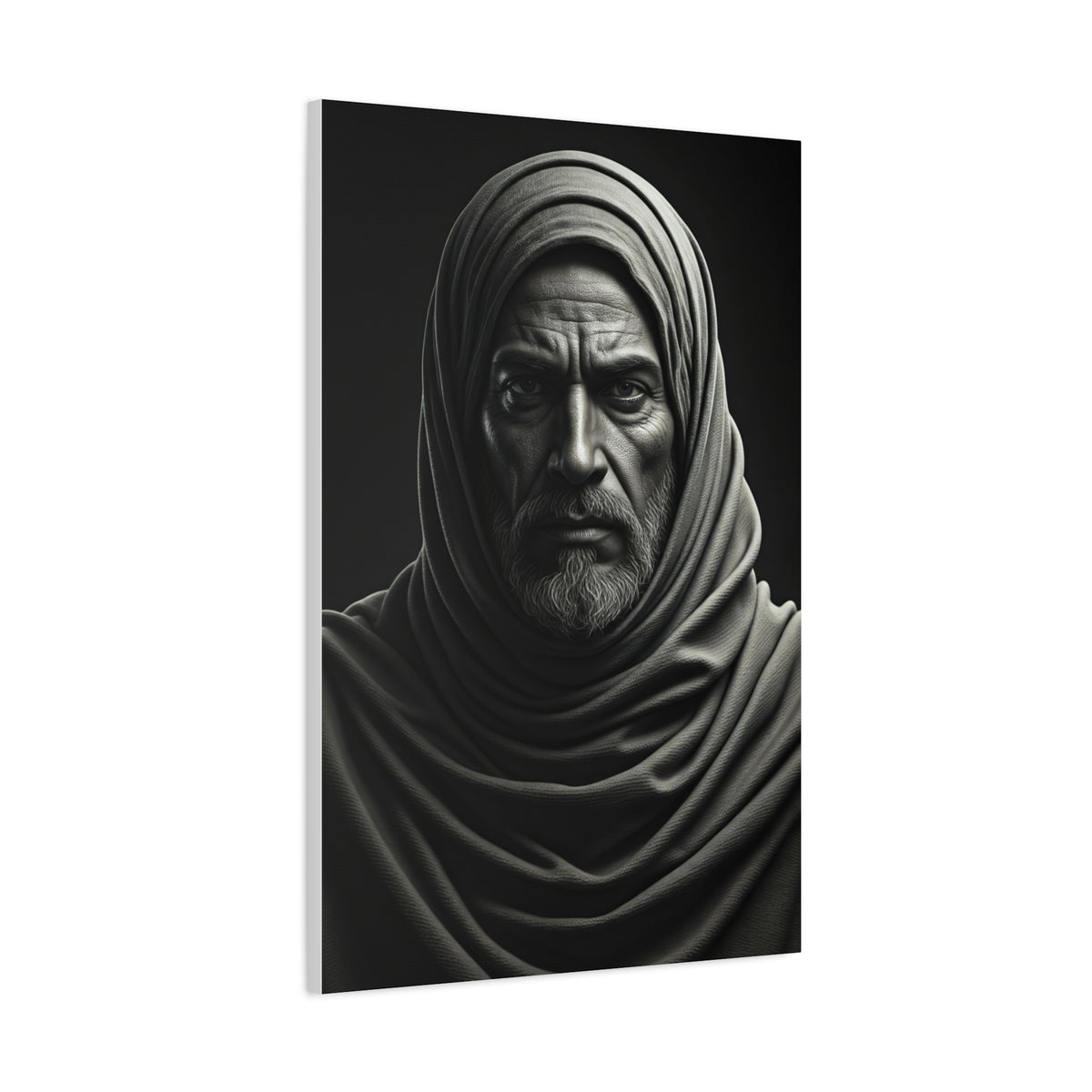 Silent Strength Black & White Elder Portrait Wall Art & Canvas Prints