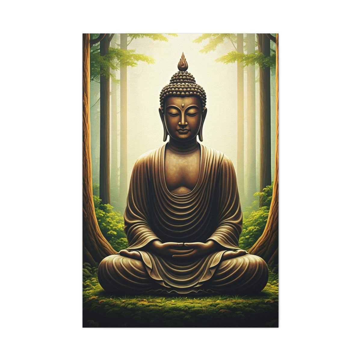 Forest Sanctuary Buddha Wall Art & Canvas Prints