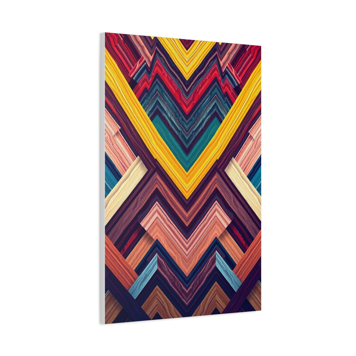 Elite Chevron Pattern Art Vision Wall Art & Canvas Print