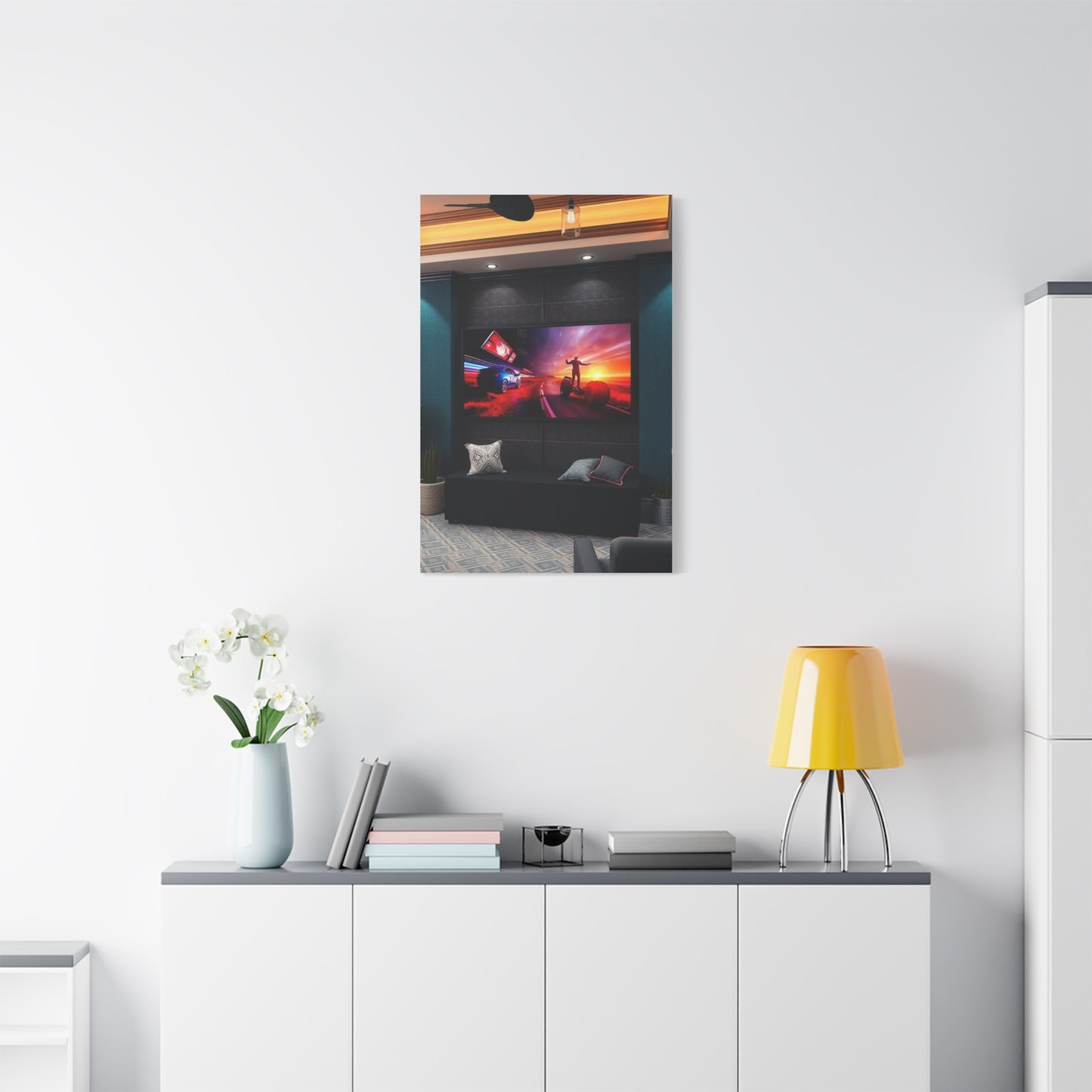 Home Theatre Decor Art Supreme Canvas Wall Art & Canvas Print