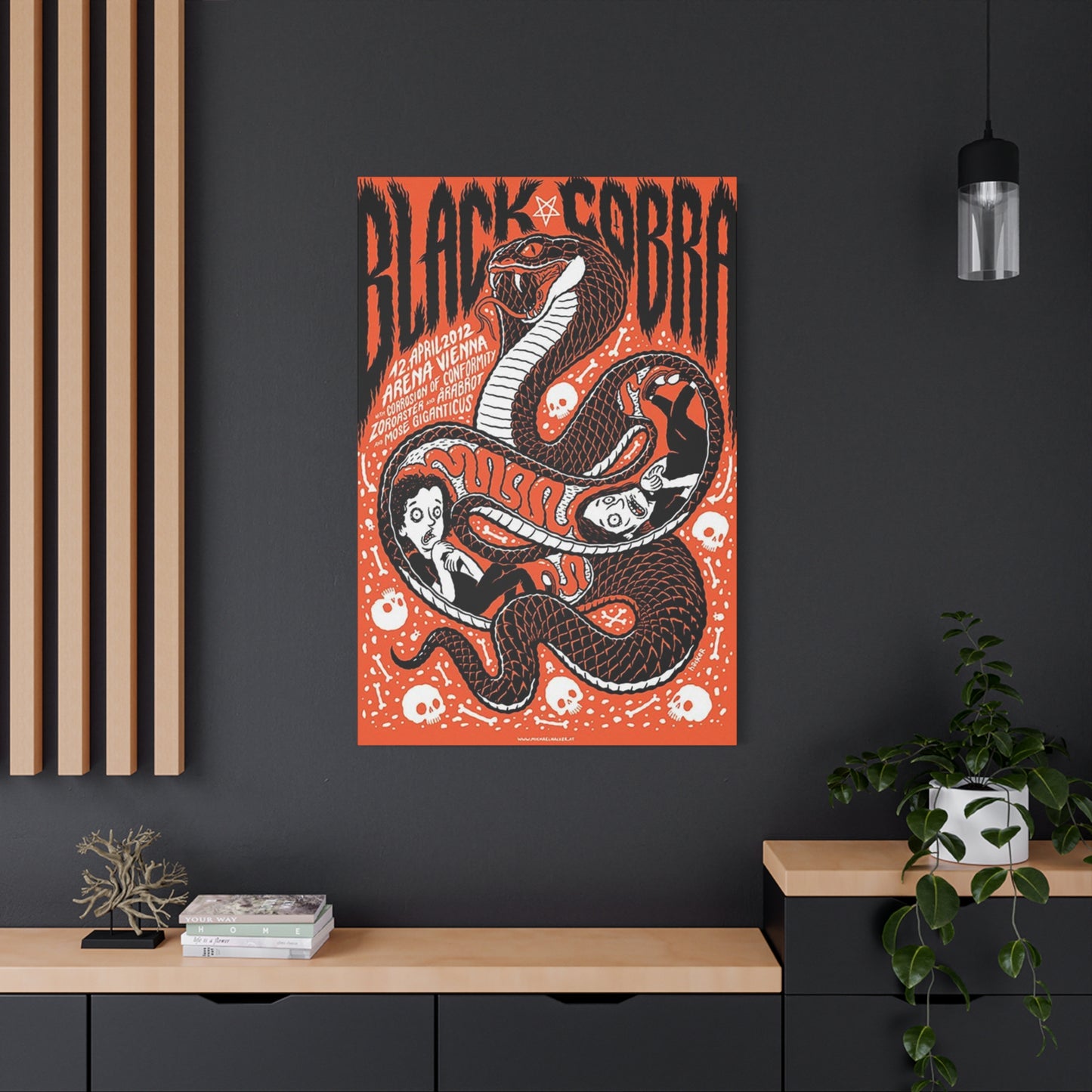 Black Cobra Wall Art & Canvas Prints