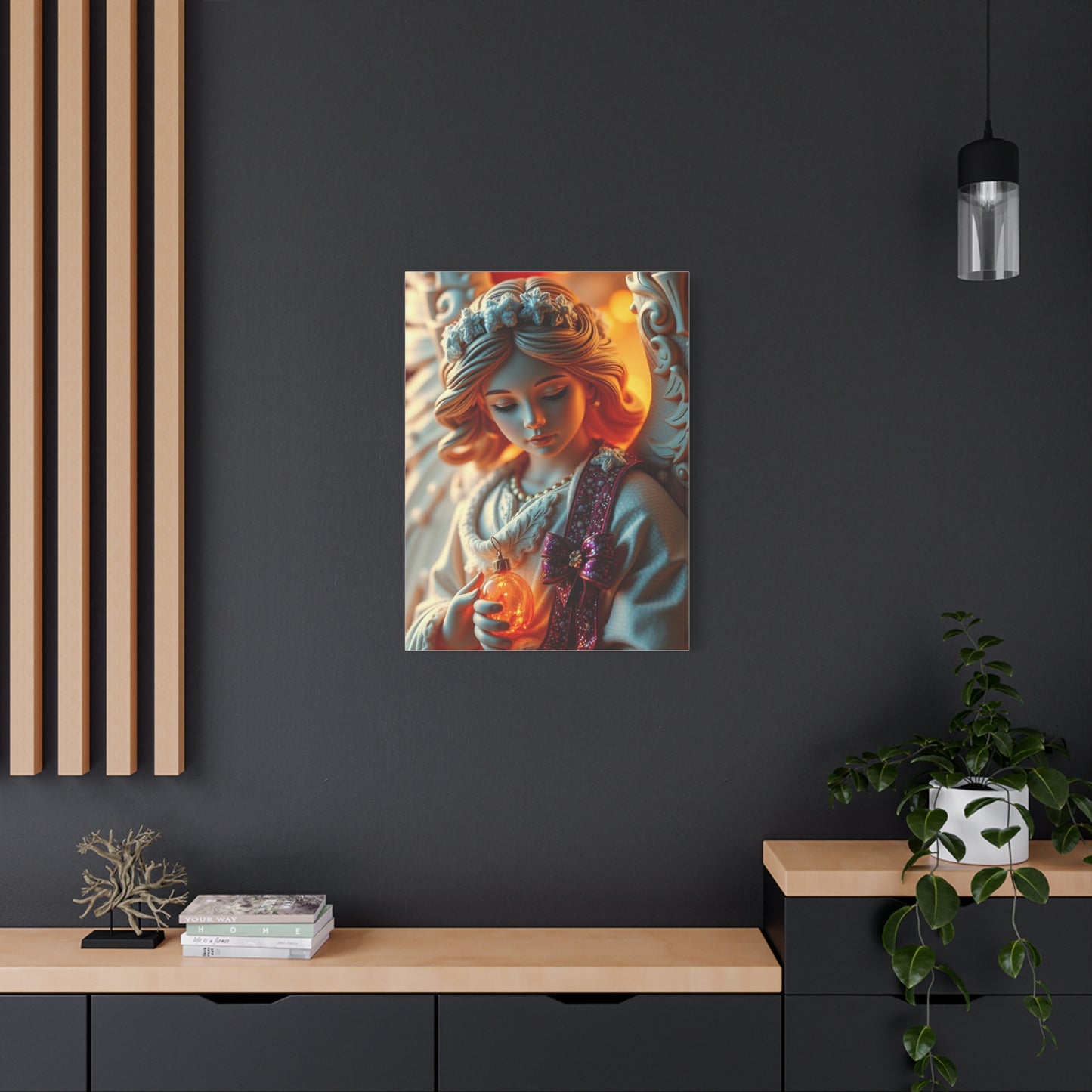Christmas Angel Art Refined Canvas Wall Art & Canvas Print