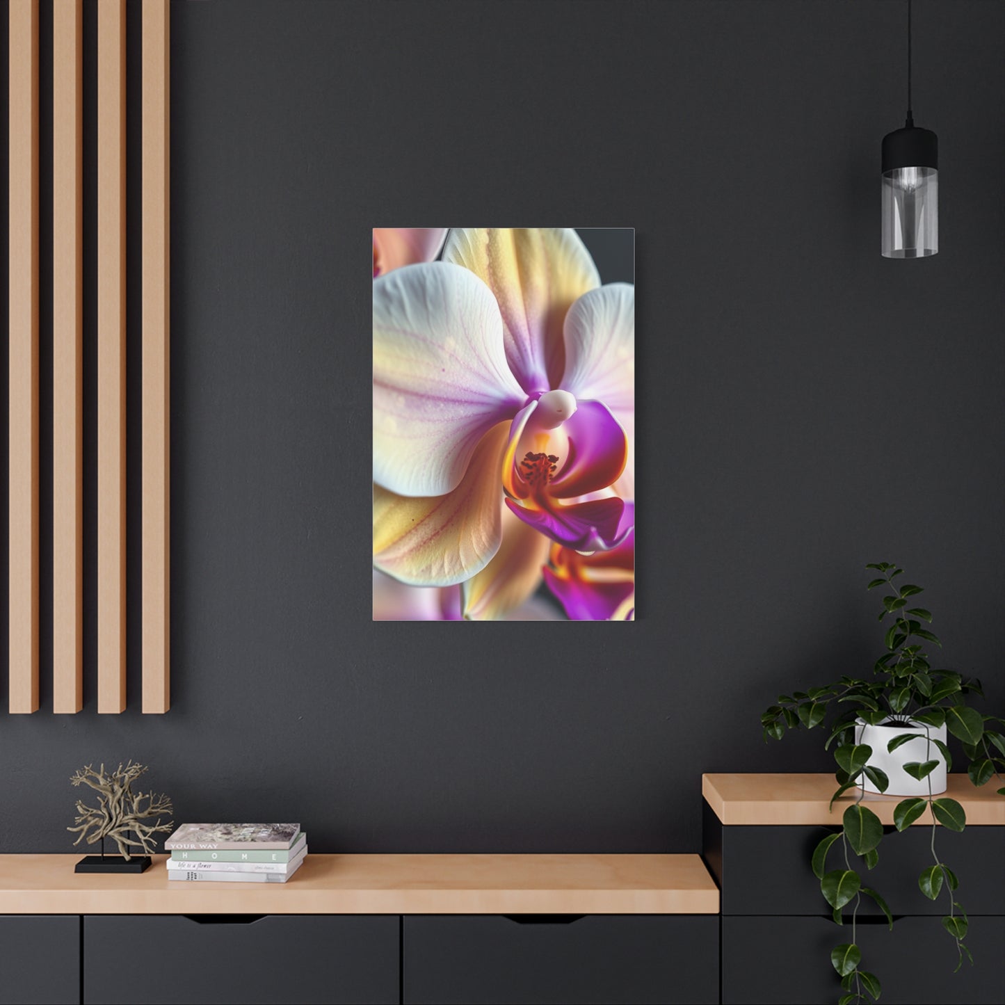 Orchid Flower Art Supreme Canvas Wall Art & Canvas Print