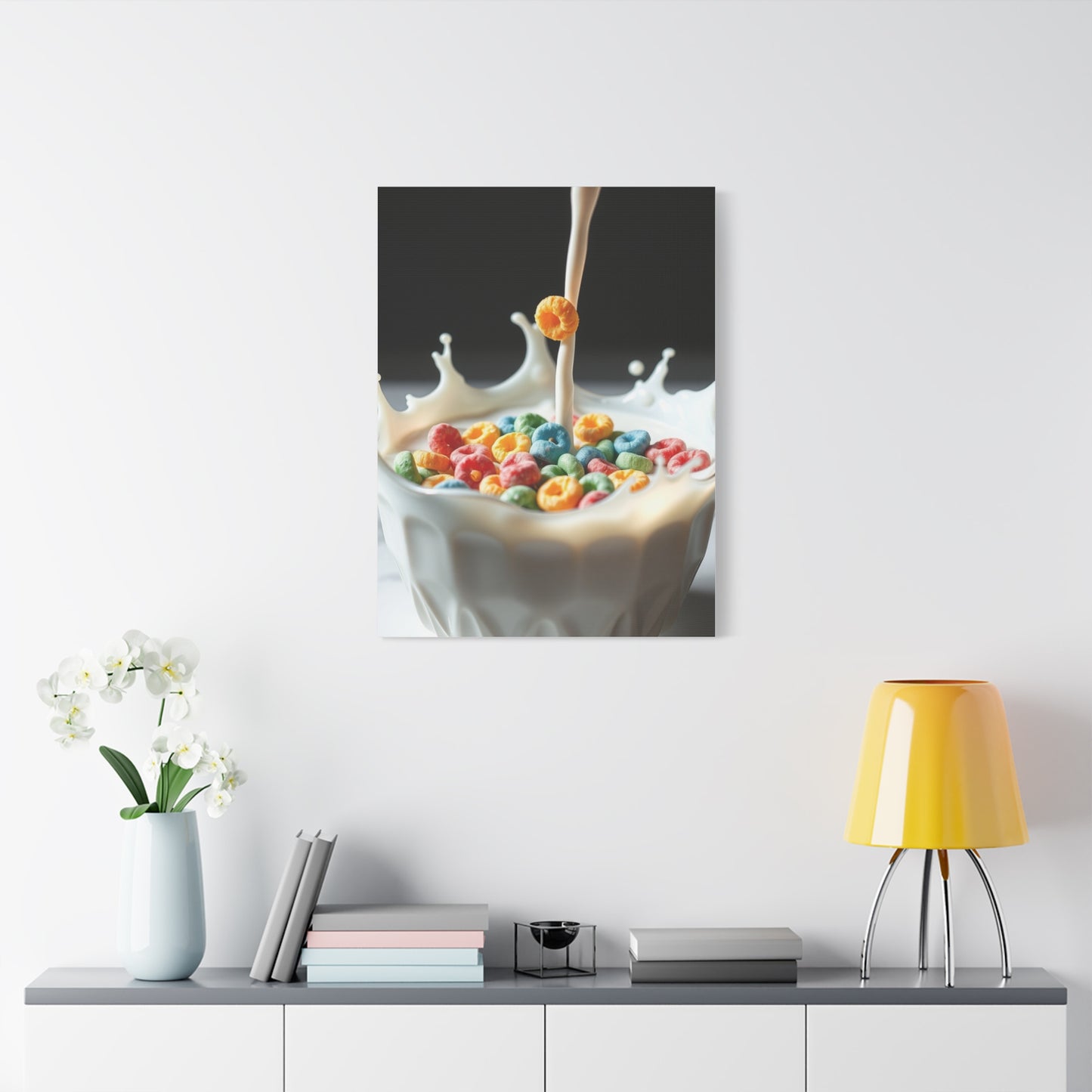 Gastronomic Milk Splendor Art Wall Art & Canvas Print