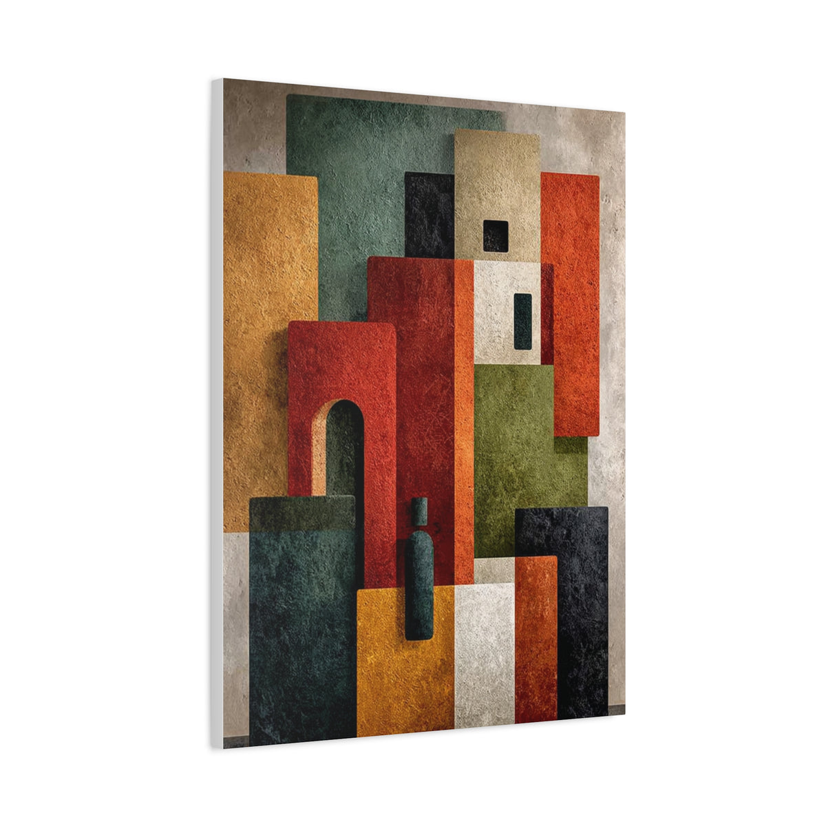 Contemporary Color Block Abstract Wall Art & Canvas Print