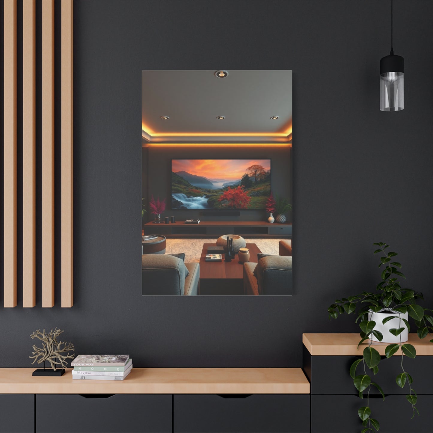 Elite Home Theatre Decor Art Vision Wall Art & Canvas Print