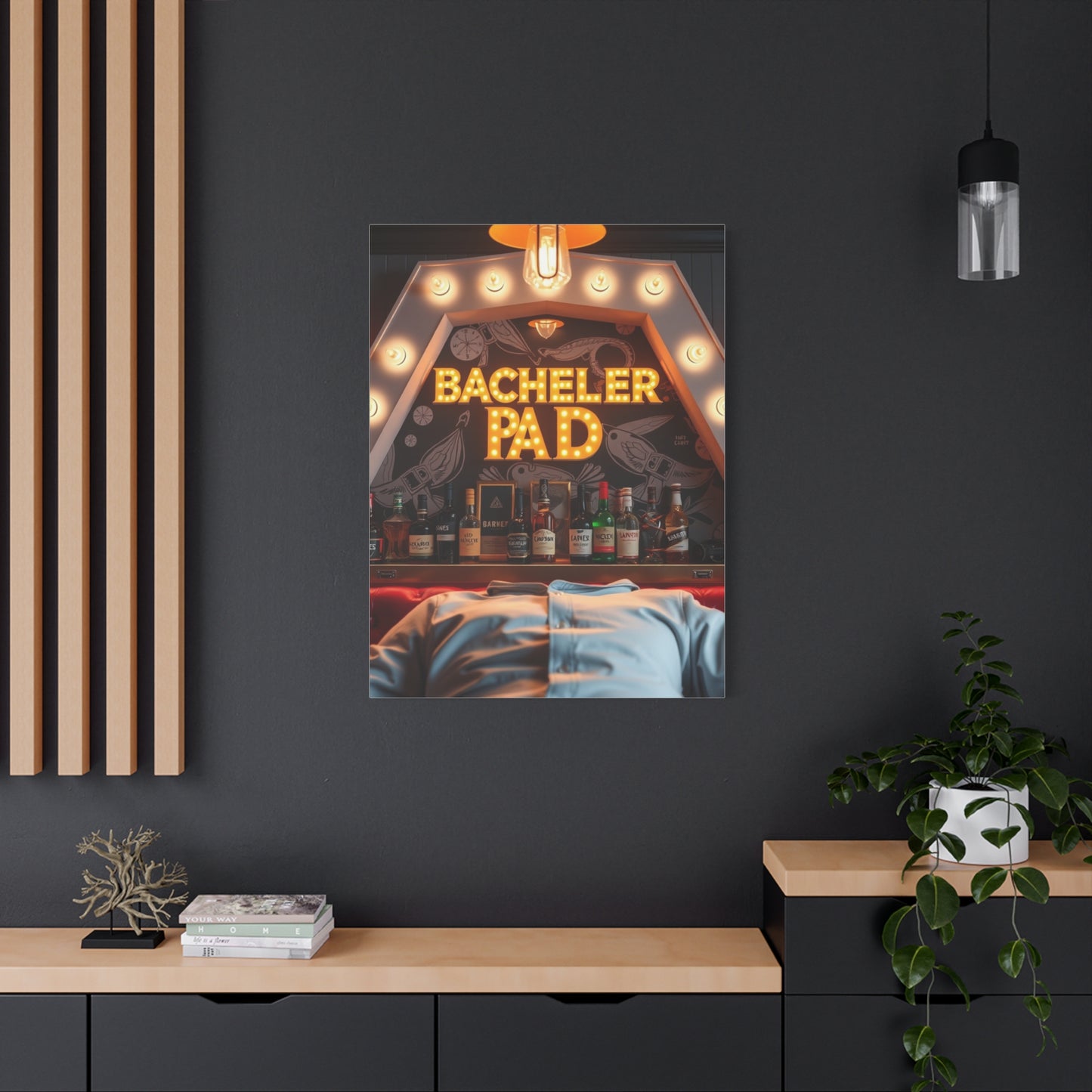 Vision Bachelor Pad Art Art Wall Art & Canvas Print