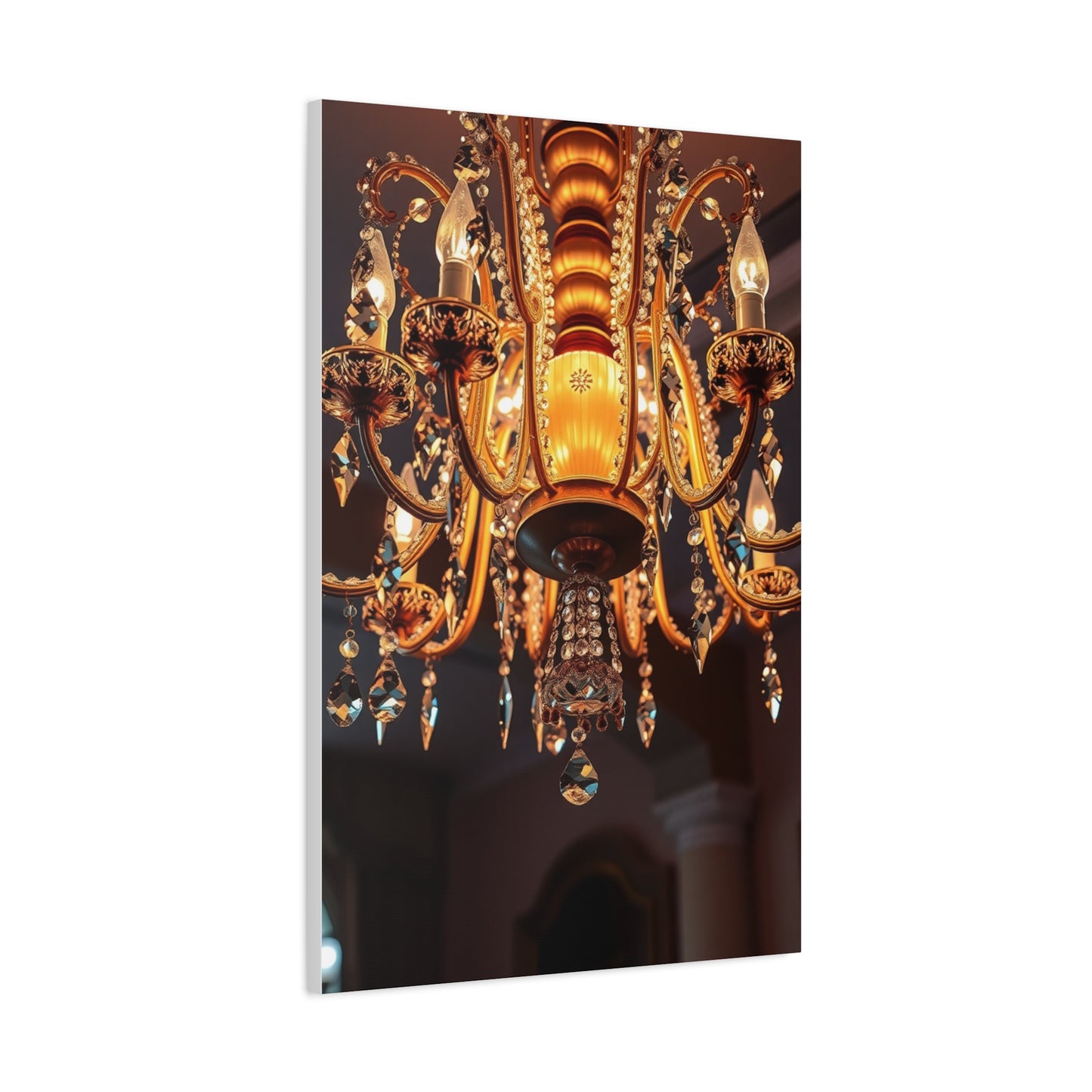 Chandelier Art Refined Canvas Wall Art & Canvas Print