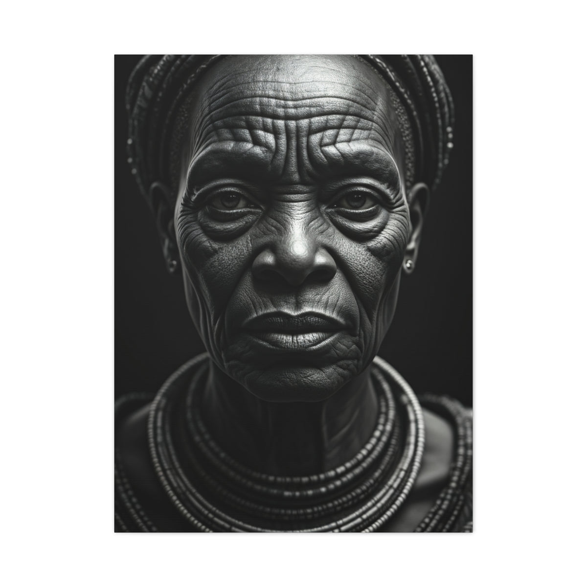 Enduring Grace Black & White Portrait Wall Art & Canvas Prints