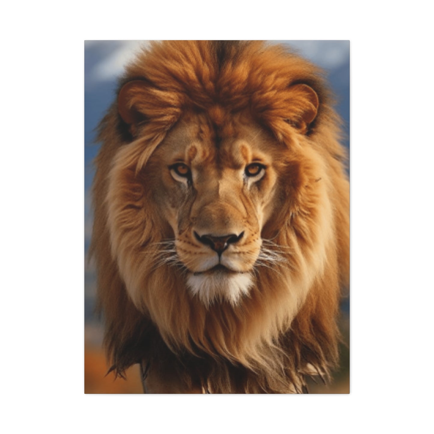 Portrait Of A Wild Lion Wall Art & Canvas Prints