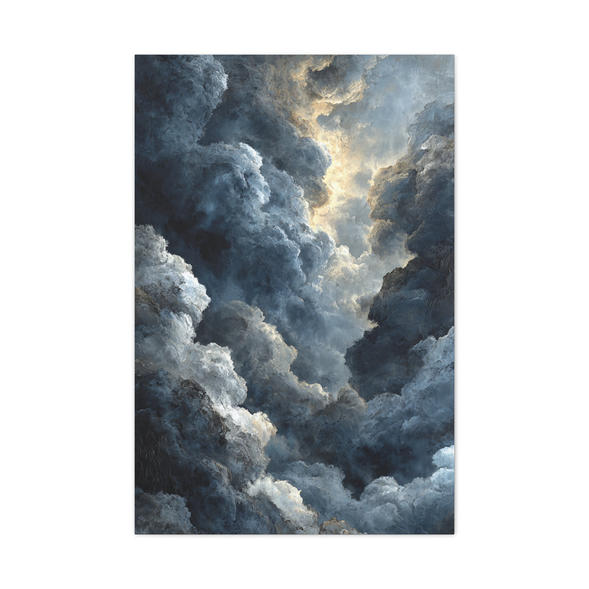 Storm Cloud Dramatic Abstract Wall Art & Canvas Print