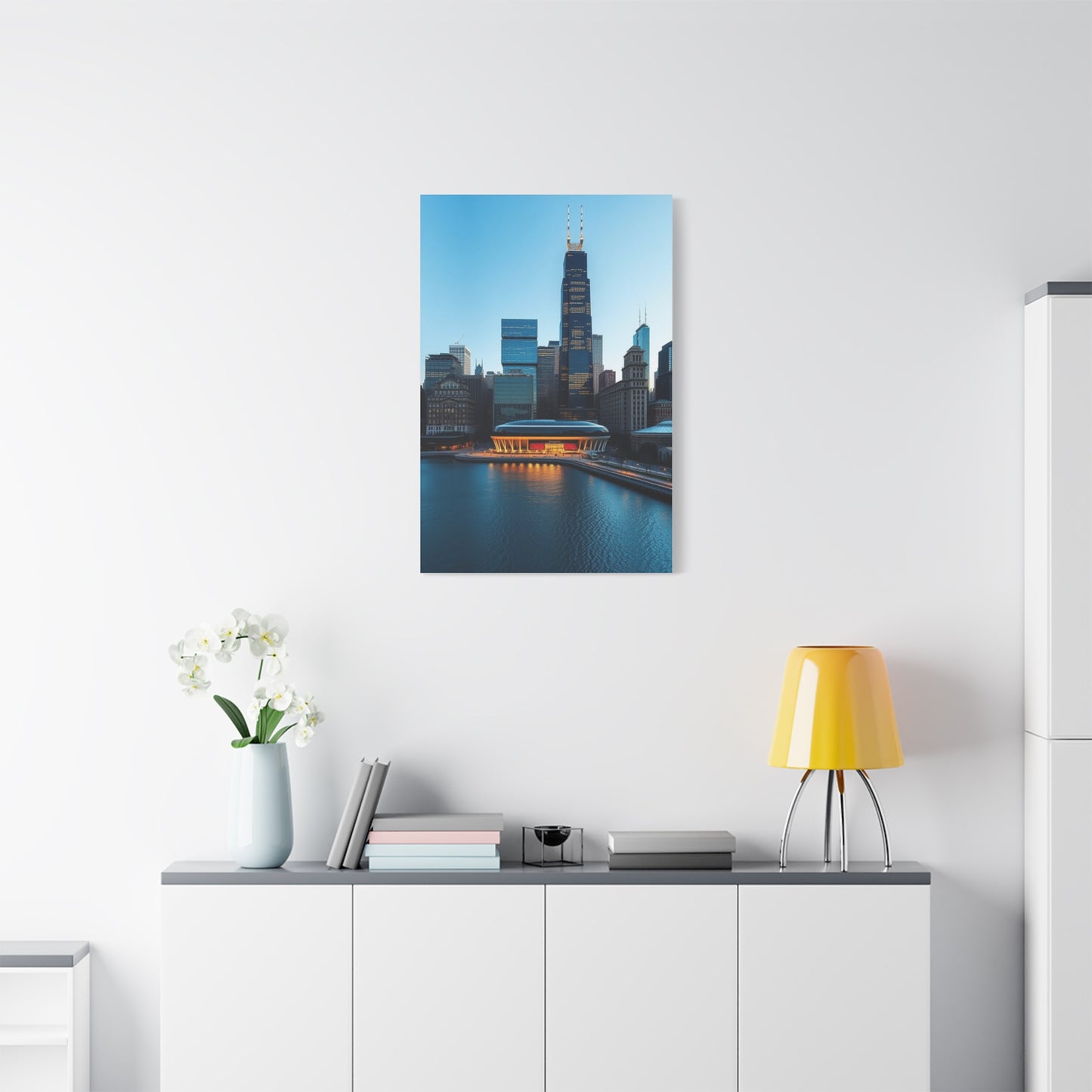 Supreme Chicago Skylines Collection Wall Art & Canvas Print
