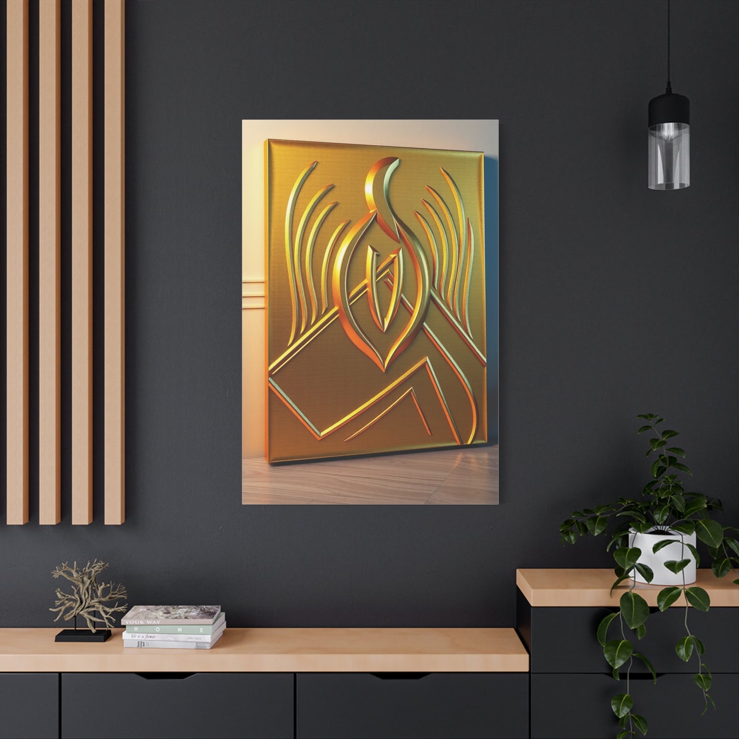 Supreme Gold & Silver Canvas Art Collection Wall Art & Canvas Print