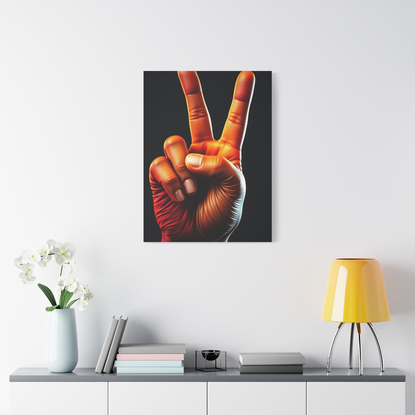 Supreme Peace Sign Art Collection Wall Art & Canvas Print